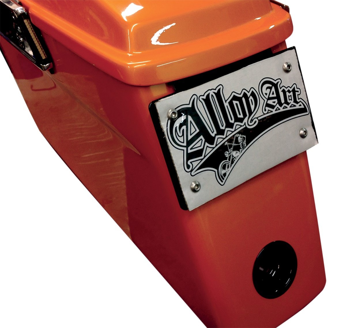 Alloy Art Black License Plate Mount Ld-1