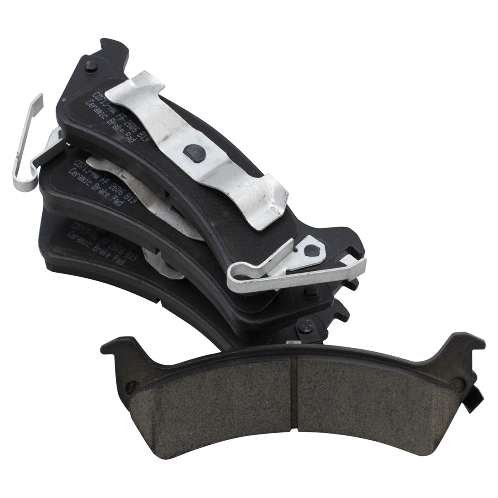 TRQ Rear Brake Pads Ceramic Compatible with 1995-1998 Jeep Grand Cherokee