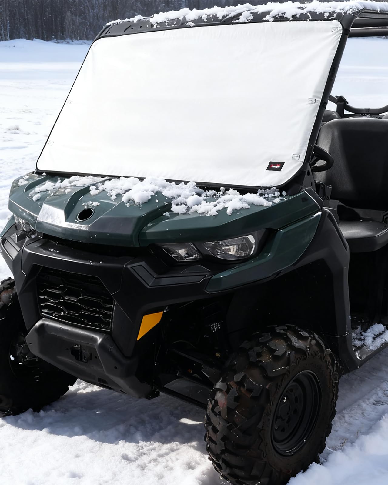 StarknightMT UTV Windshield Snow Cover Compatible with Can-Am Defender 2016-2025 and Polaris Ranger XP 1000 2017-2025 (Not RZR),