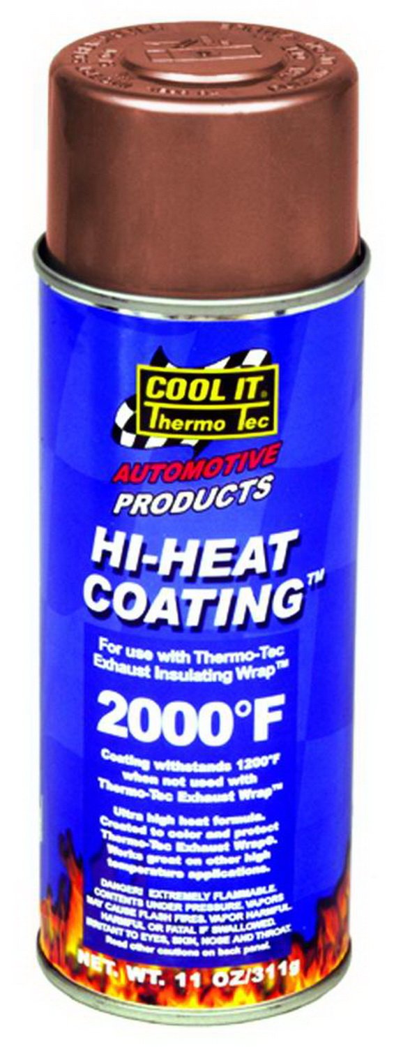 Thermo-Tec 12003 Copper High Heat Wrap Coating - Durable Copper Finish for Extreme Heat Protection