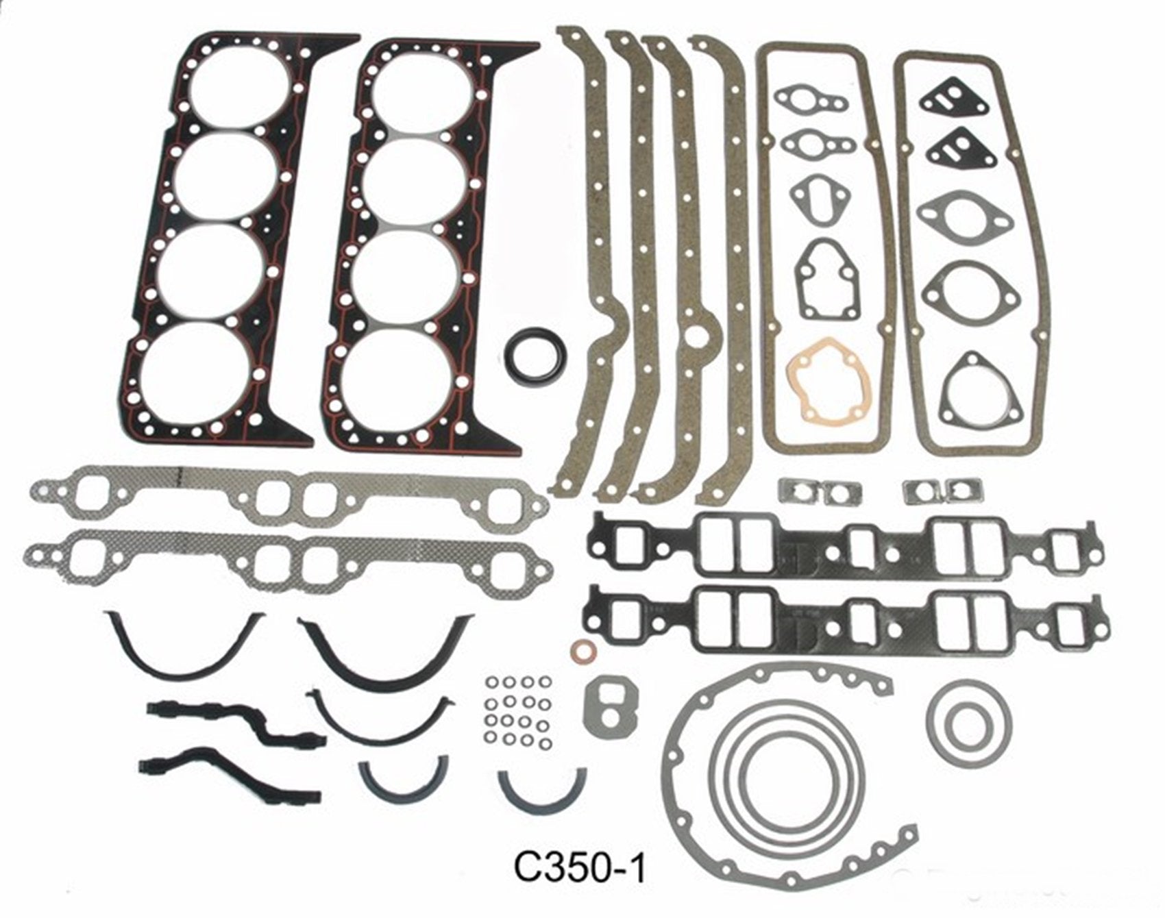 Enginetech Engine Re-Ring Re-Main Kit for 1967-1985 Chevrolet SBC GM 350 5.7L V8 Trucks & Cars
