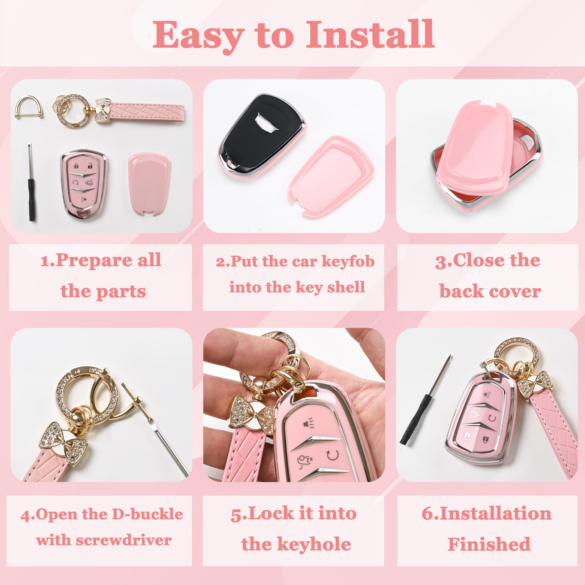 for Nissan Key Fob Cover - 5 Buttons Soft TPU Full Covers Protection Key Case Fit for Nissan Rogue Altima Sentra GTR Frontier Ma