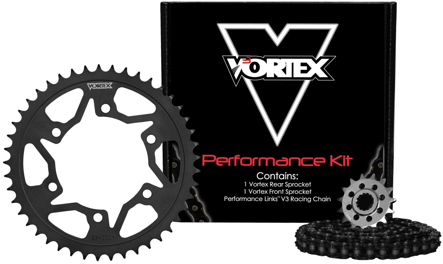 Vortex CK6132 Chain and Sprocket Kit