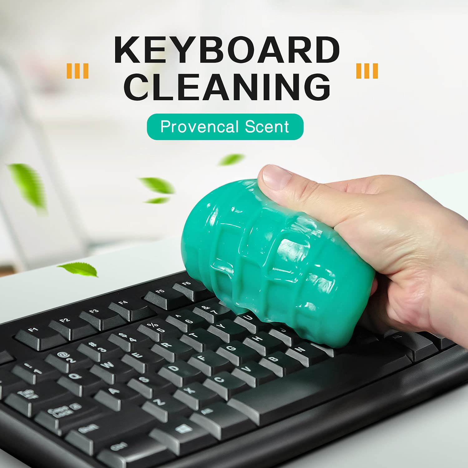 TICARVE Cleaning Gel for Car - 2-Pack Yellow Green Automotive Interior Cleaner & Keyboard Slime