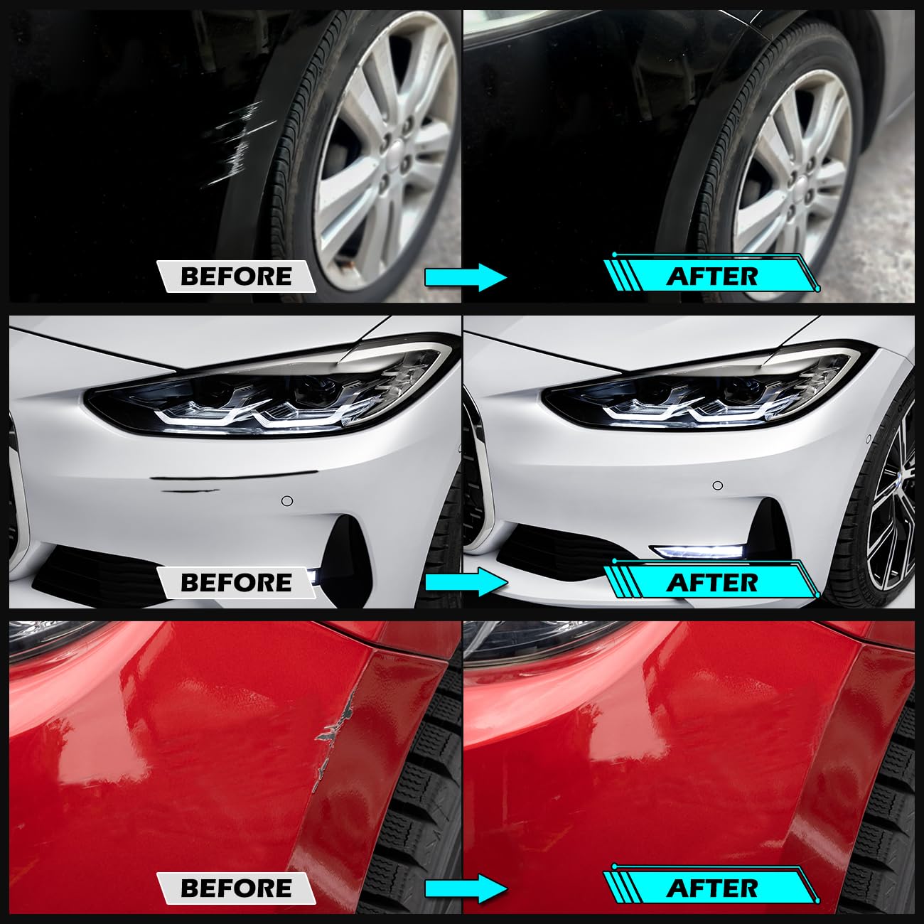 Carsupro Touch Up Paint for Cars Car Paint Scratch Repair Color Accurate Quick Fix and Convenient Operation with Varnish Coating