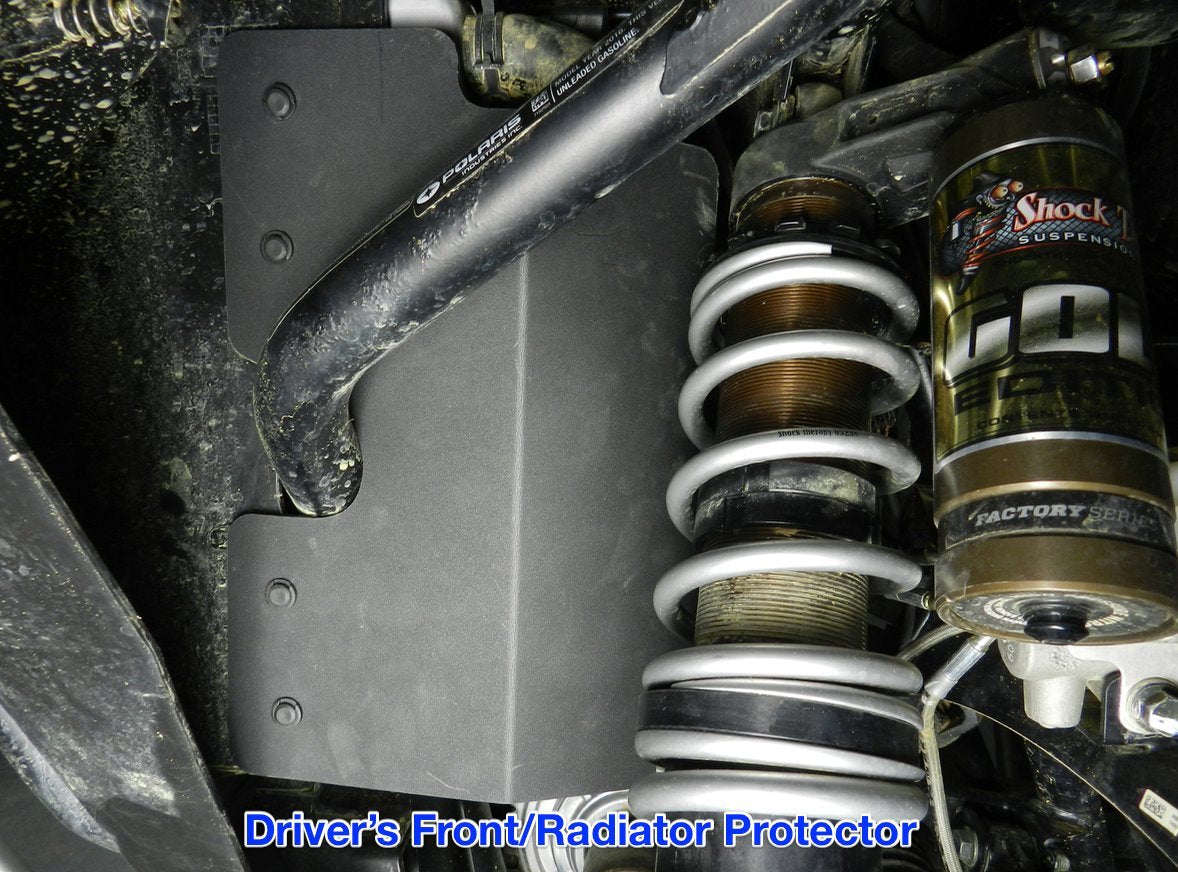 Bevel Engineering Mud & Rock Protection Package, Compatible With Polaris General 1000, Radiator Guards Shields
