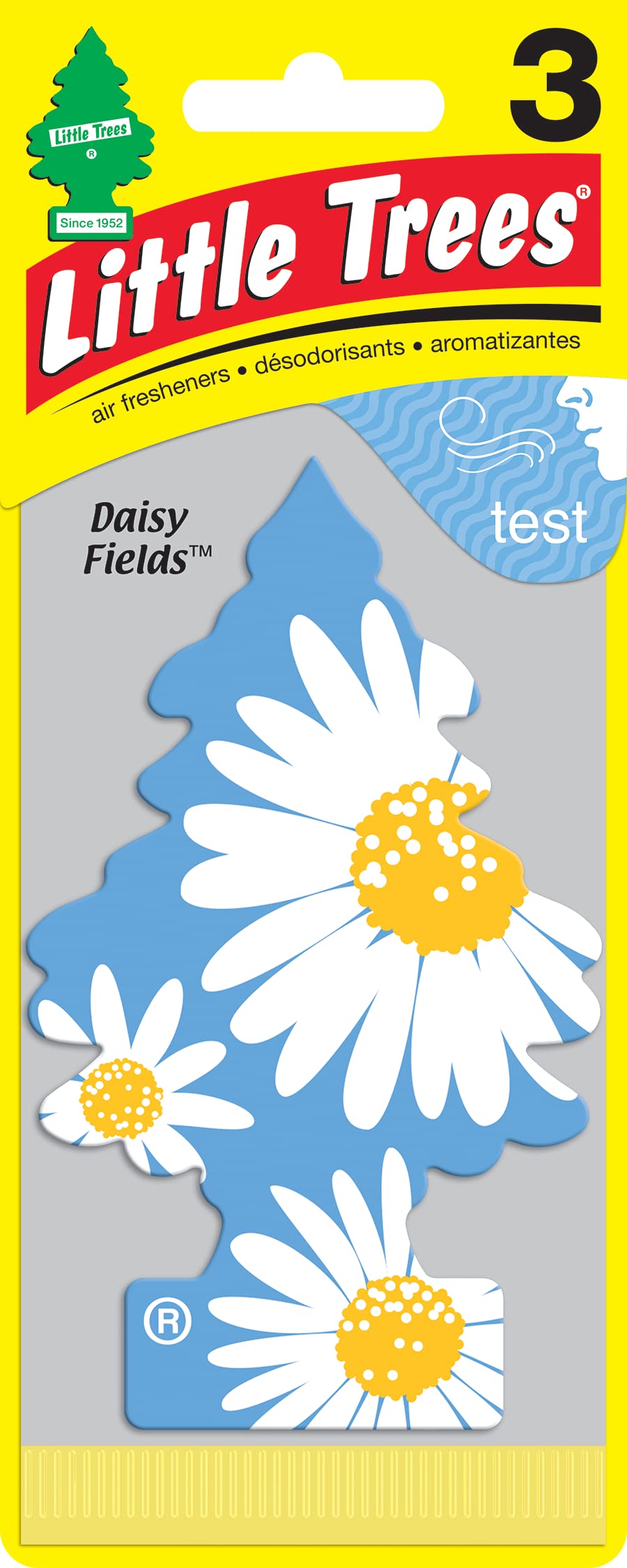 Little Trees Car Air Freshener 3-Pack (Daisy Fields)