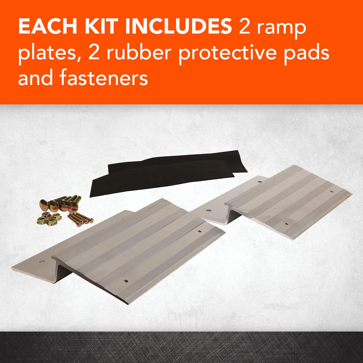 CargoSmart Model 3006, 12    Aluminum Ramp Plate Kit, Create Your Own Ramps to Easily and Safely Load & Unload Your ATVs, Motorc