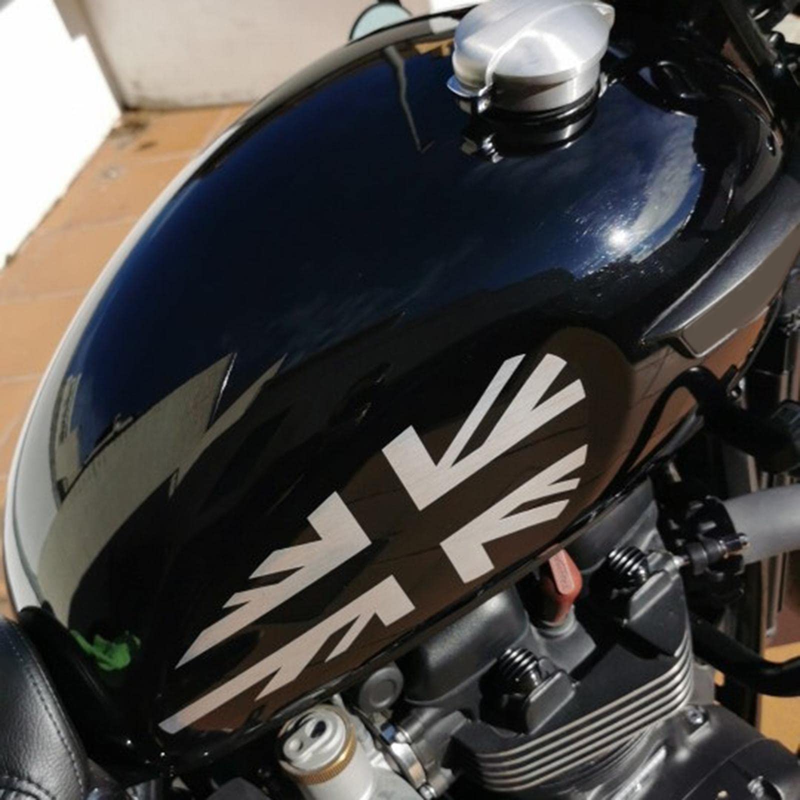 Enakshi 1 Pair Fuel Tank Sticker For Triumph Bobber T100 T120 Golden|| Parts & Accessories | Motorcycle Accessories | Decals, Em