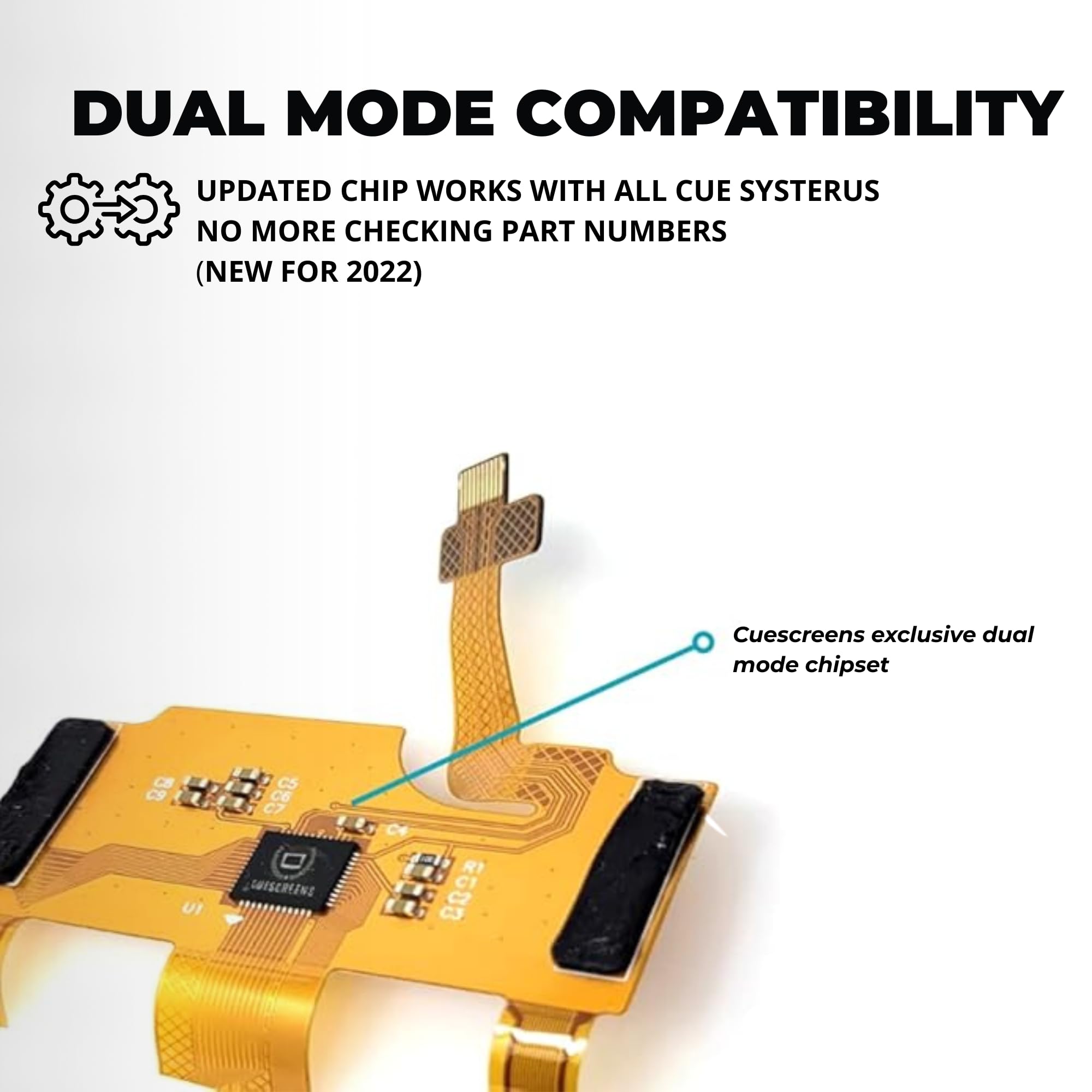 Ultima Industries Cadillac CUE Touch Screen Replacement - Ultra Responsive, OEM Fit for 2013–2020 Models, Includes Tool Kit & Installation Guide