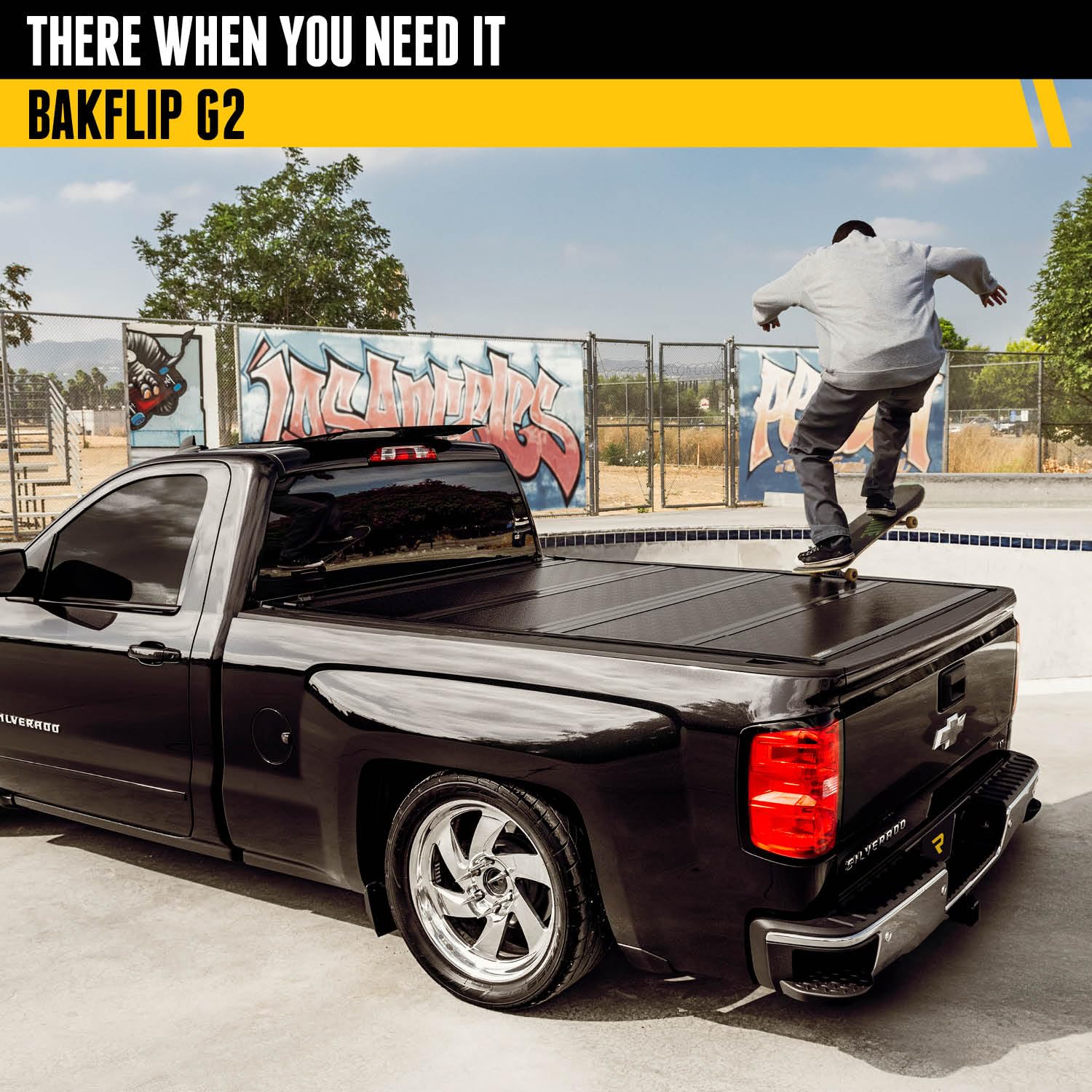 Realtruck Bak Bakflip G2 Hard Folding Truck Bed Tonneau Cover | 226125 | Fits 2015 - 2022 Chevy/Gmc Colorado/Canyon 6' 2'' Bed (
