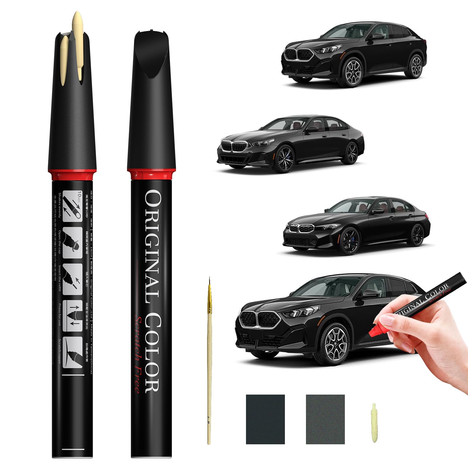 Carhoo C4G/WC4G Isle of the Man Green Metallic Touch Up Paint Suitable For BMW, Genuine Custom Color Absoulutely Without Color D