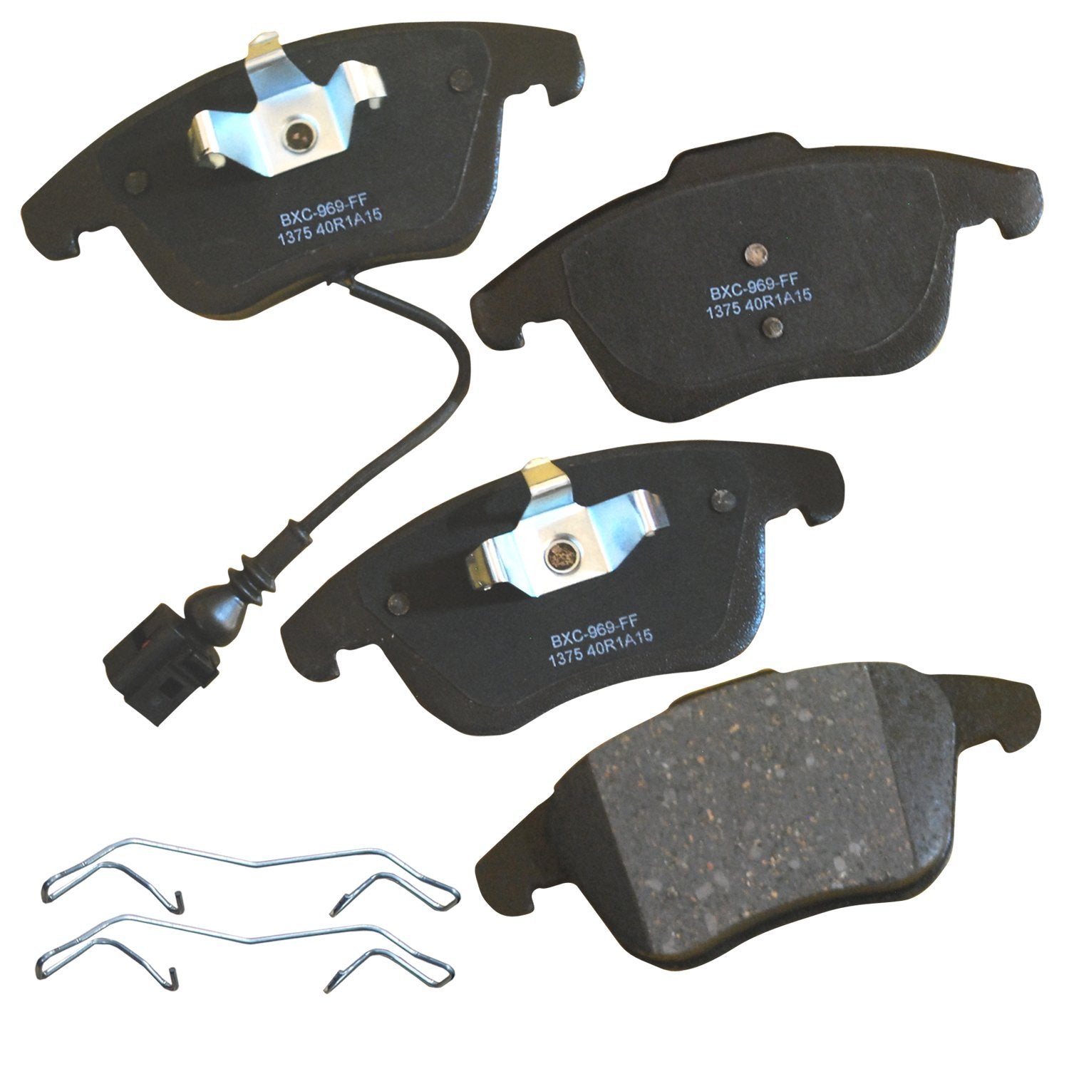 Bendix Premium Sbc1375 Ceramic Front Brake Pads For Audi Q3 2018-2015, Q3 Quattro 2018-2013, Volkswagen Passat 2020-2012, Tiguan
