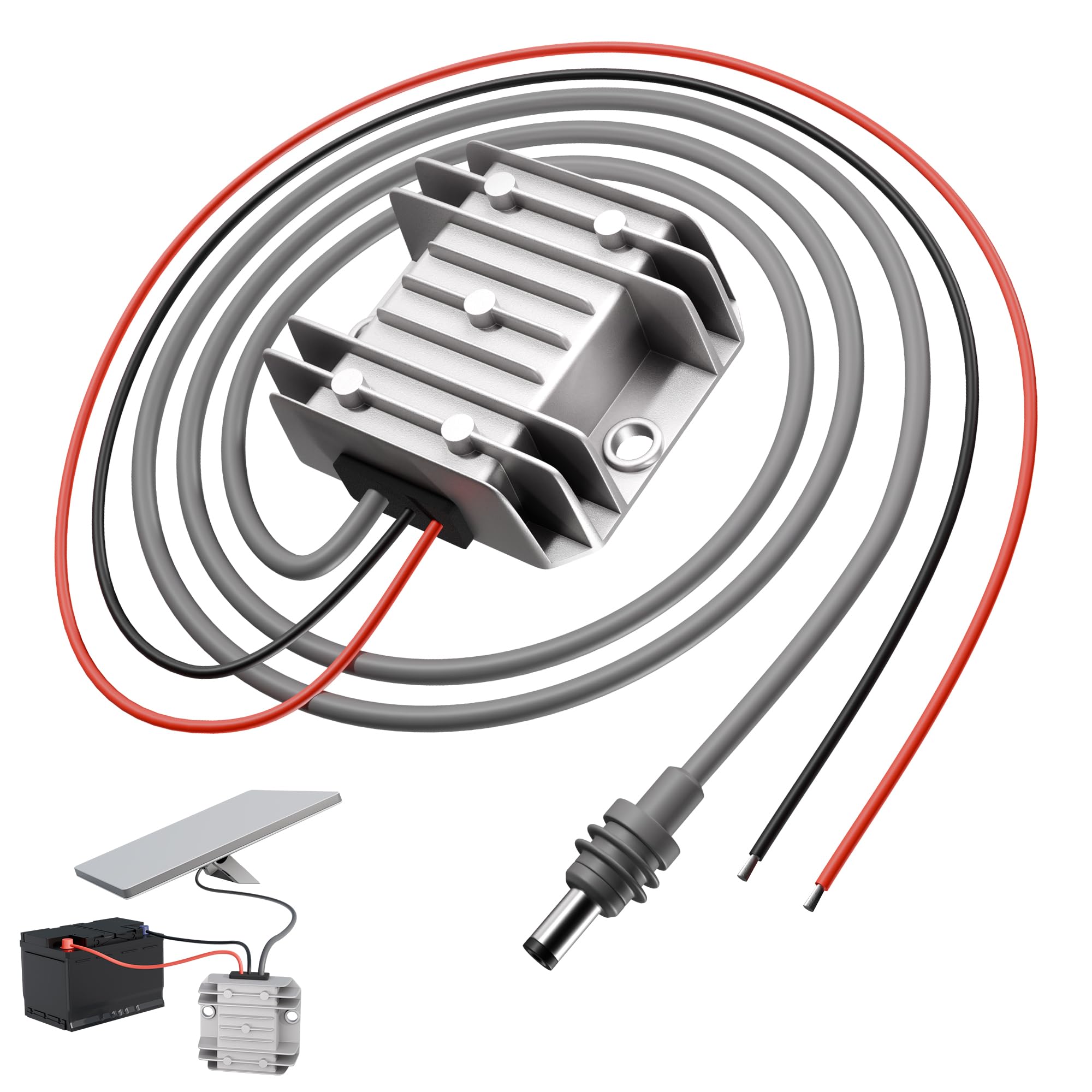 Starlink Mini Step Up Power Cable 12V/24V to 30V 3.5A Converter with DC Power Cable, 9V to 28V Input DC Step-Up Power Adapter Co