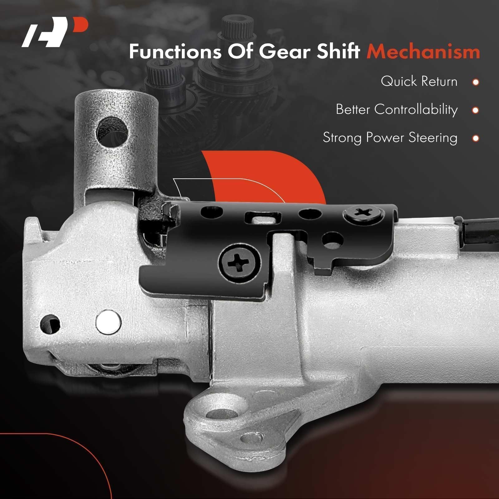 A-Premium Steering Column Shift Mechanism for Cadillac, Chevy, GMC - 1998-2007 - Aluminum, Standard Size, Compatible with Multiple Models