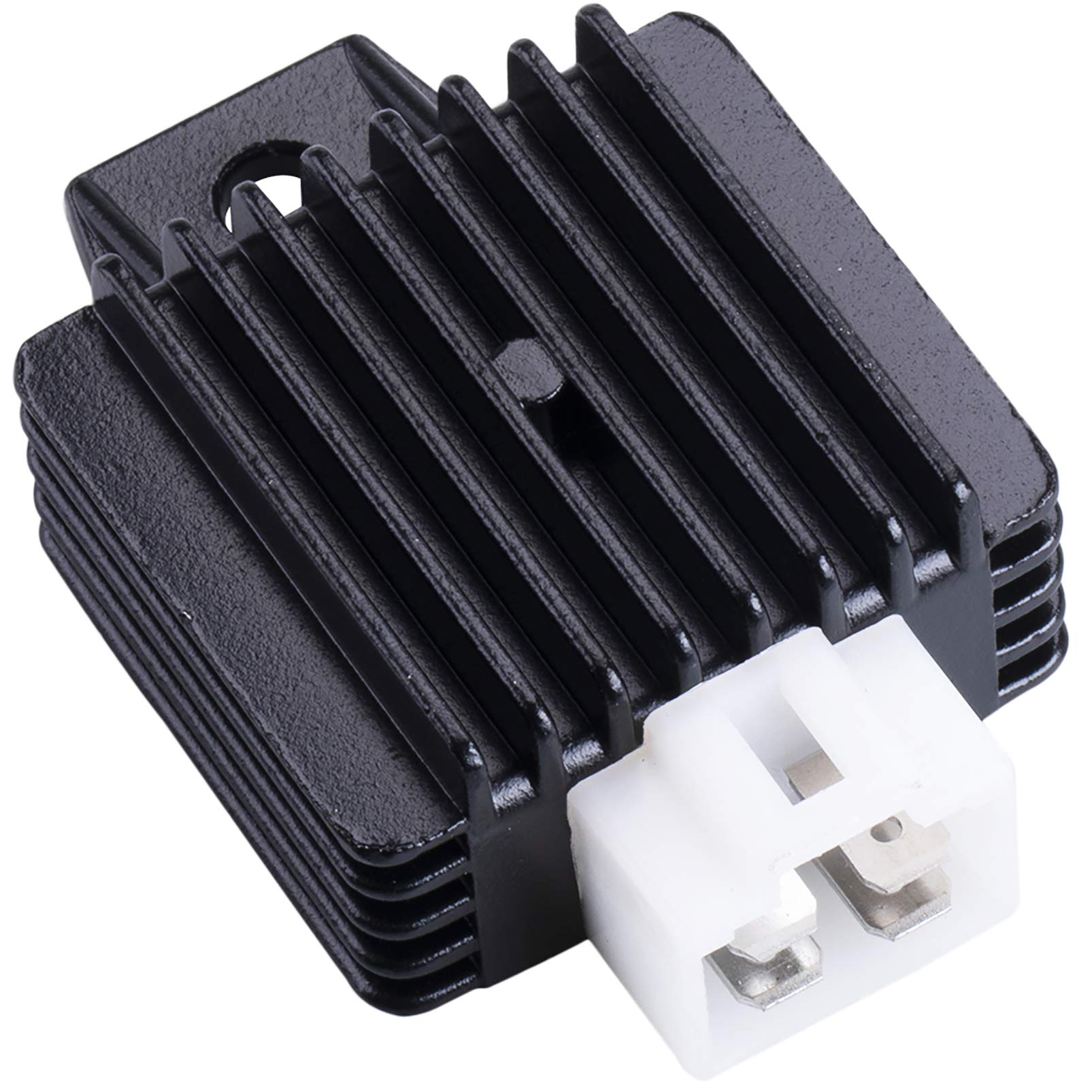 CNCMOTOK Ignition Coil 5-PIN CDI Box Solenoid 4-PIN Relay Voltage Regulator Spark Plug Kit for 50cc 70cc 90cc 110cc 125cc ATV Ch