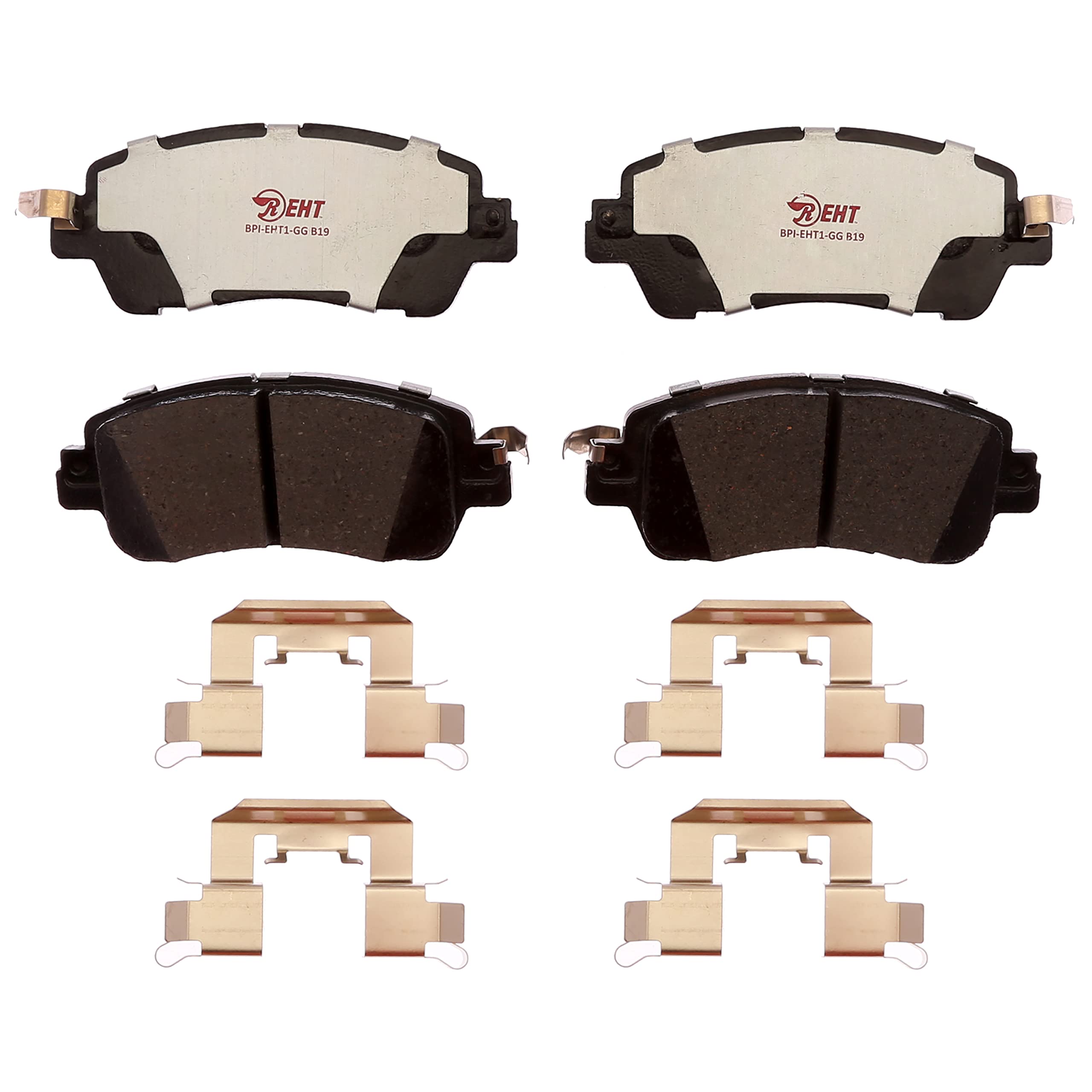 Raybestos Element3 Automotive Replacement Front Brake Pad Set For Select Mazda, Toyota (Eht1852H)