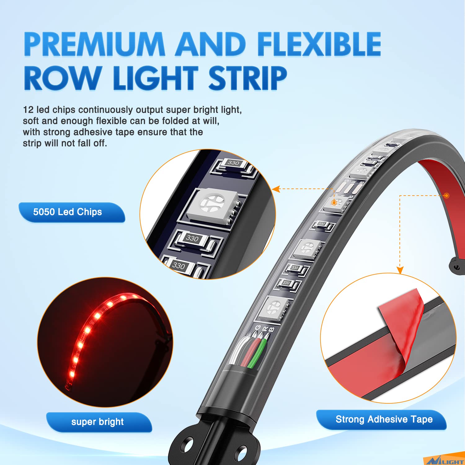 Nilight Car Interior Lights With App Control 16 Million Rgb Colors Strip Lights With Music Sync Mode And Multiple Scene Options