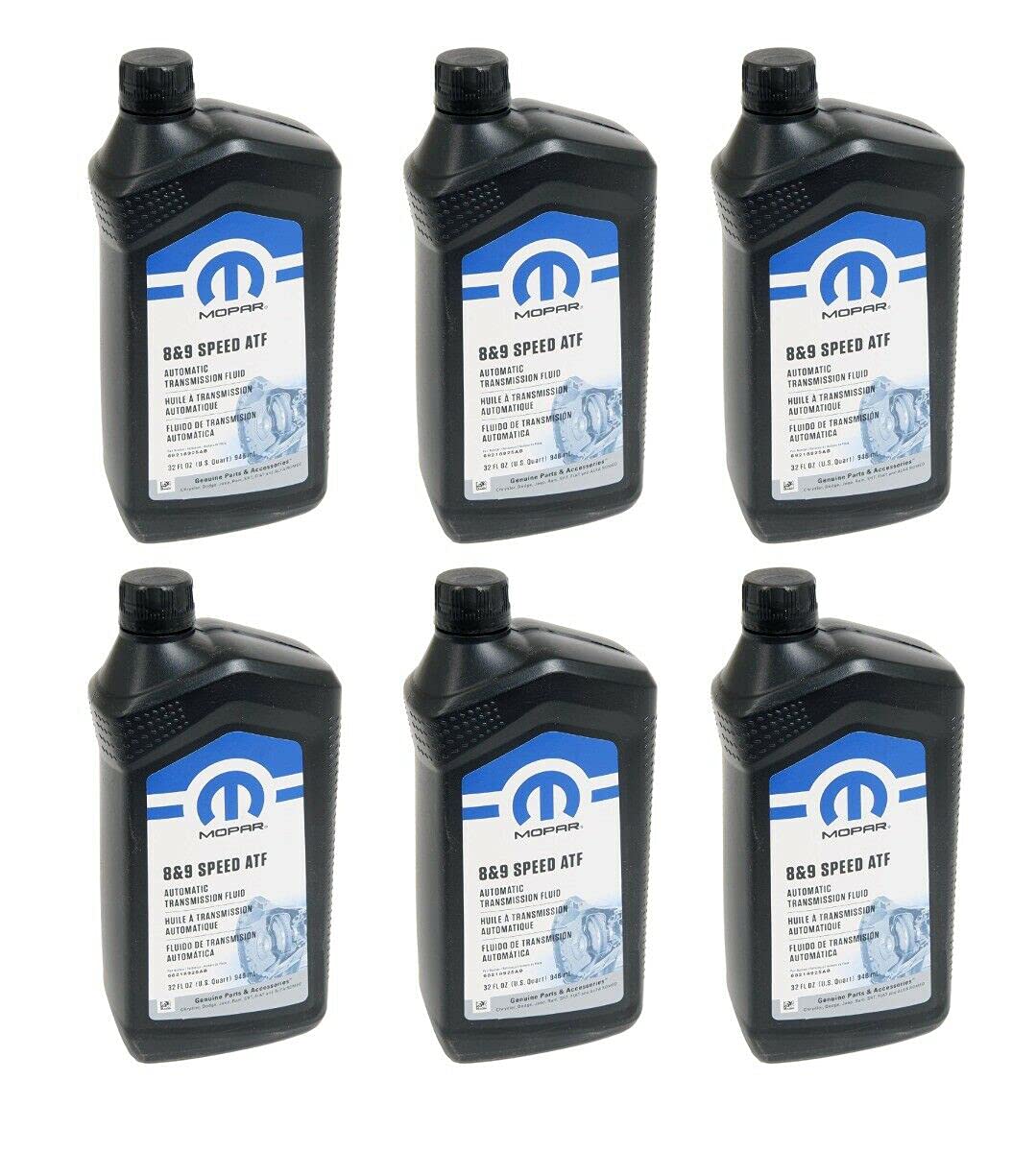 Mopar 8 & 9 Speed Automatic Transmission Fluid - New Case of 6 Quarts