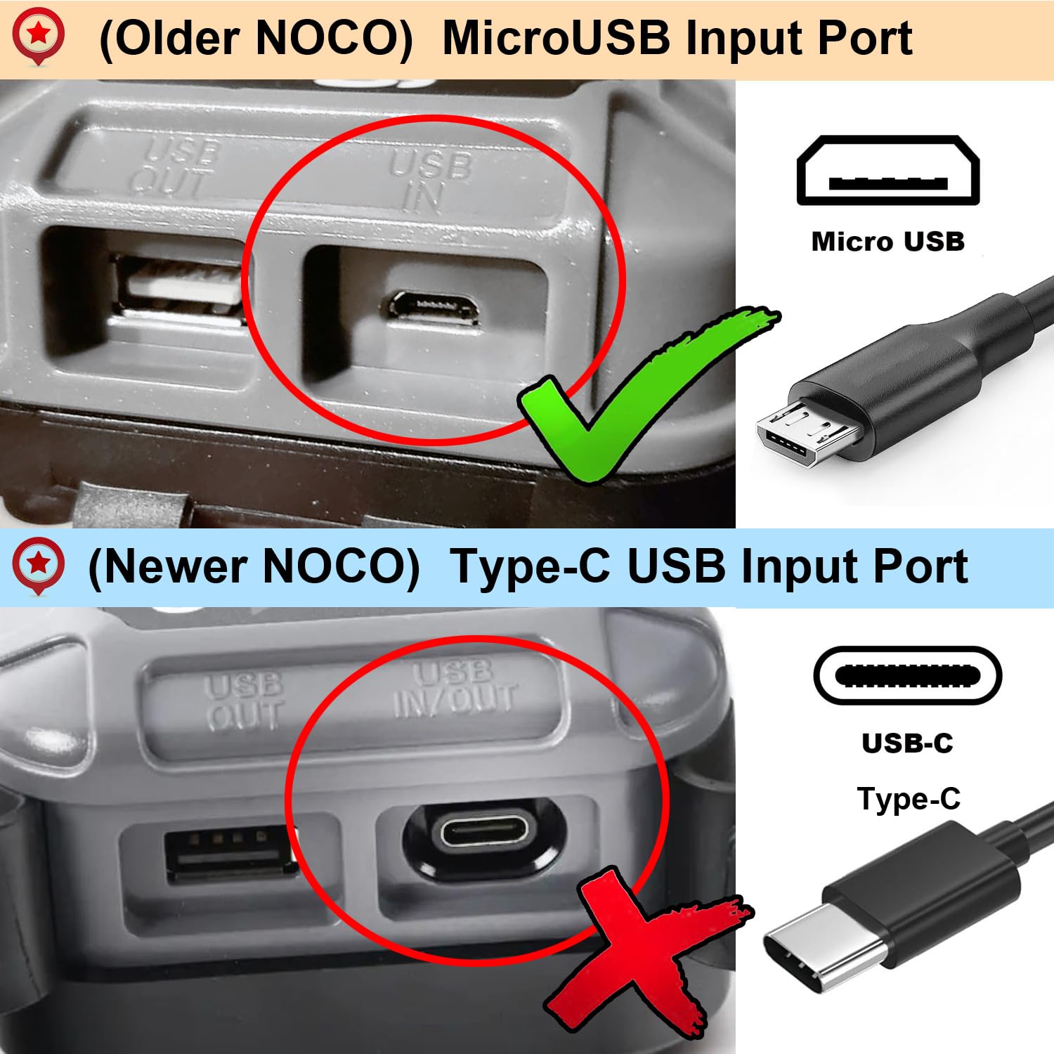 Genuine T POWER 5V Charger for NOCO Genius Boost GB20 GB30 GB40 GB70 - Ac Dc Adapter Power Supply Cord