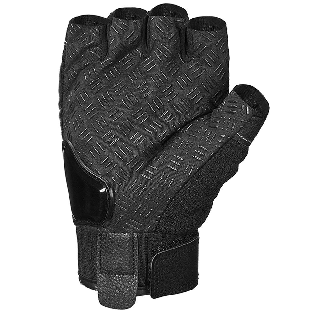 Steel Outdoor Knuckle Motorcycle Motorbike Powersports Safety Gloves (Large, Touch Screen)