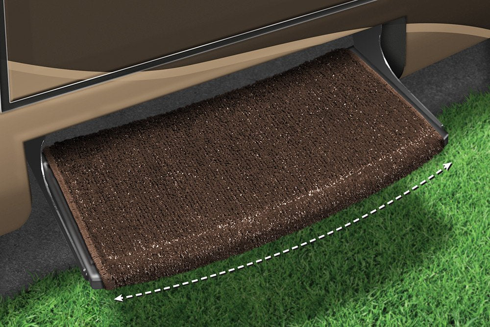 Prest-O-Fit 2-0203 Wraparound+Plus Radius Step Rug, 22 - Espresso