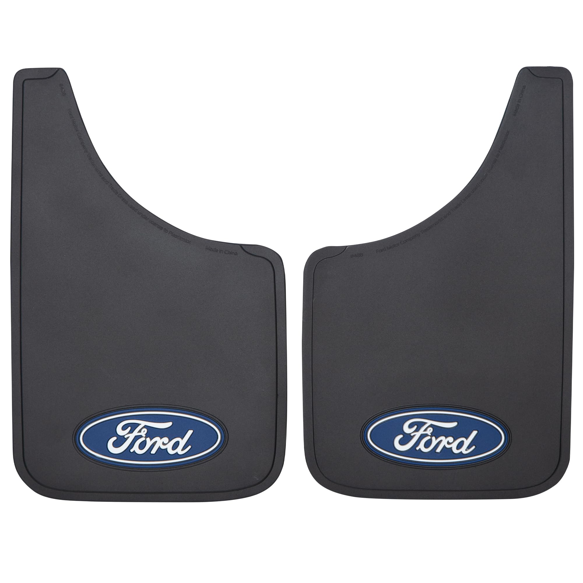 PLASTICOLOR Ford Blue Oval Easy Fit Mud Guard  Set of 2