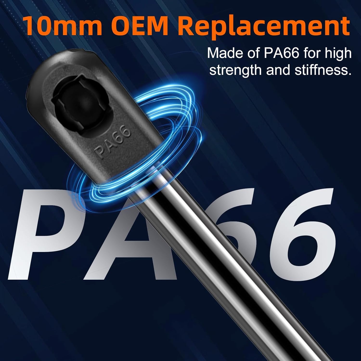 Qty (2) 17In 7095-2Pk Tool Box Gas Shock Strut For Weather Guard Lo-Side Box Aluminum, 21-0441 7577Iq Toolbox Lift Support Fits
