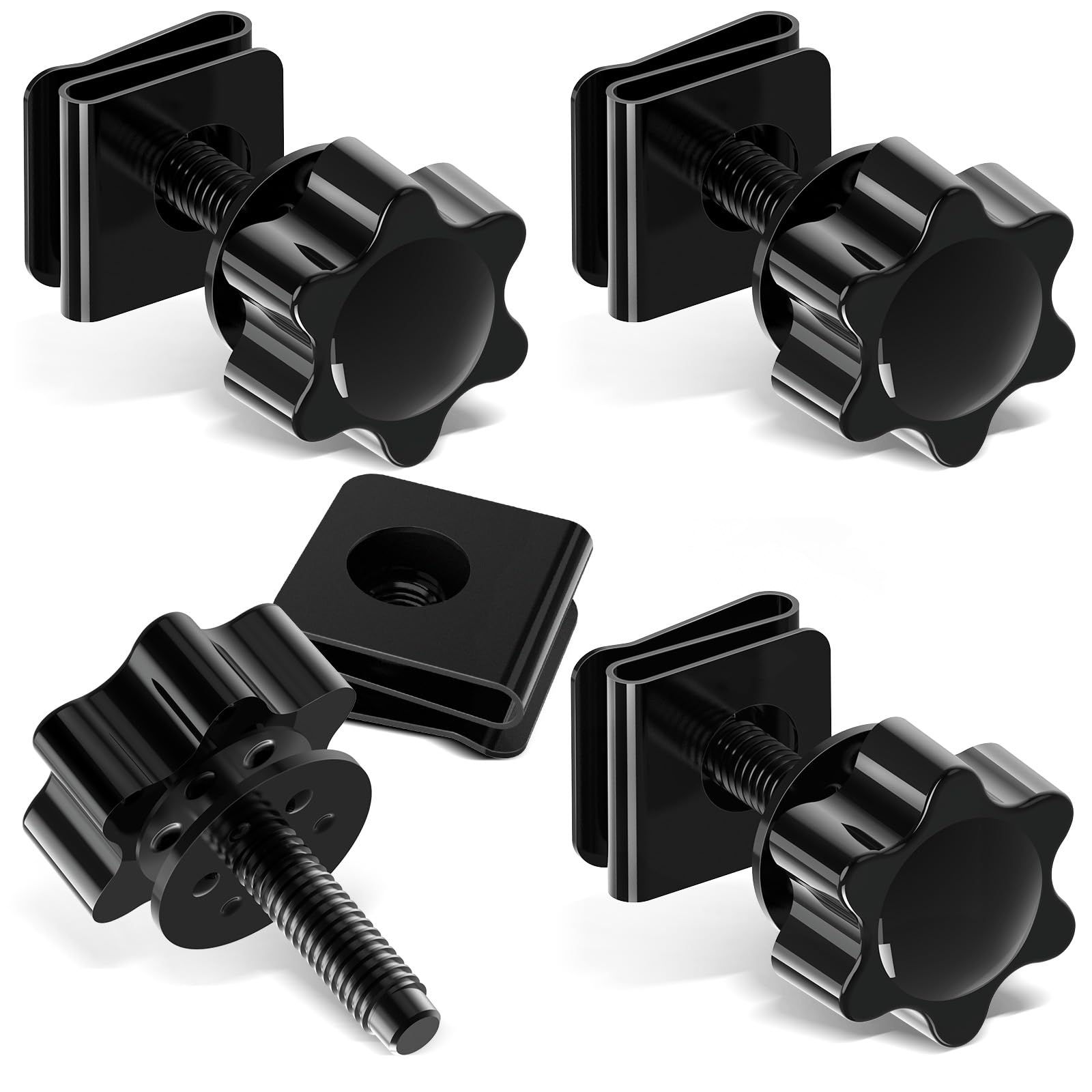 Amazicha Upgraded Theft Deterrent Saddlebag Locks Saddle Bag Bolts Mounting Hardware fit for 1988-Later Harley Davidson Touring 