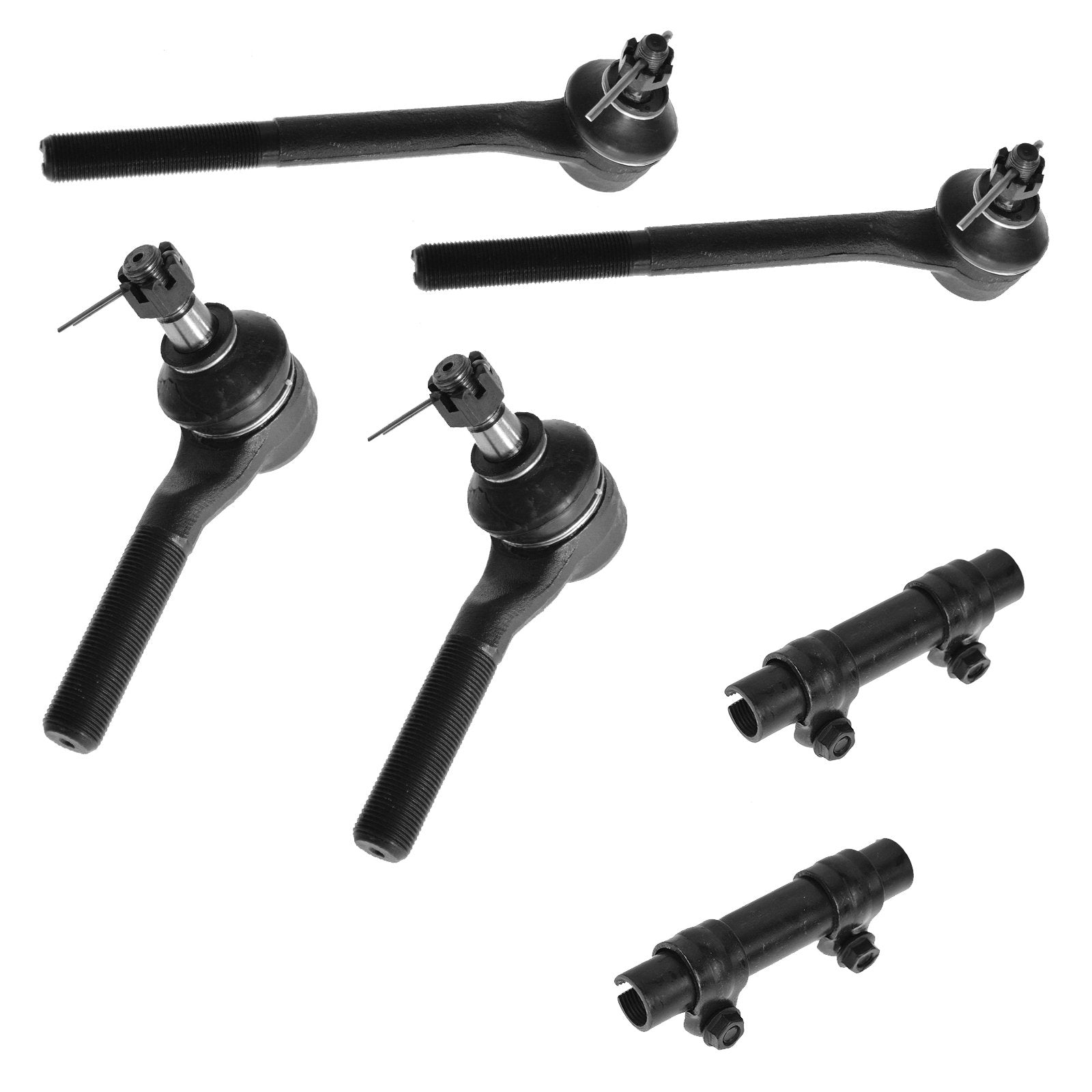 TRQ Front Tie Rod Set Compatible with 1998-2005 Chevrolet Blazer 1998-2004 S10 1998-2001 GMC Jimmy Sonoma 1998-2000 Isuzu Hombre