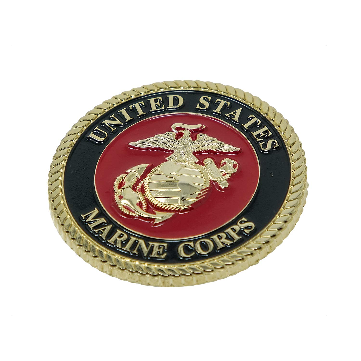 Military Gift Shop USMC Medallion - 2.25" Eagle Globe Anchor Emblem - Paper Material - Marine Corps EGA