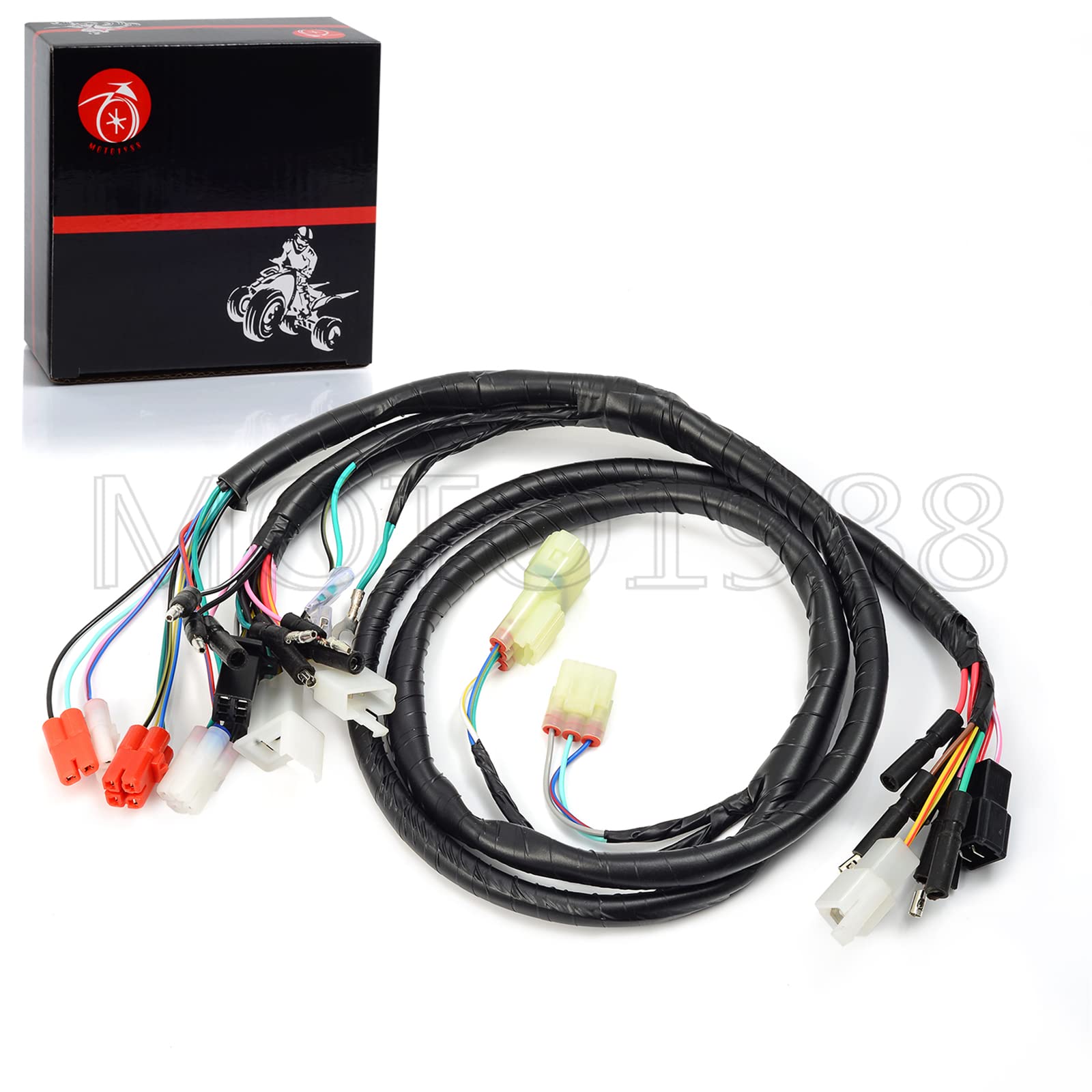Wiring Wire Harness Compatible with Honda FourTrax 300 TRX300 2x4 TRX300FW 4X4 1994 1995 1996 1997-A 32100-HM5-670