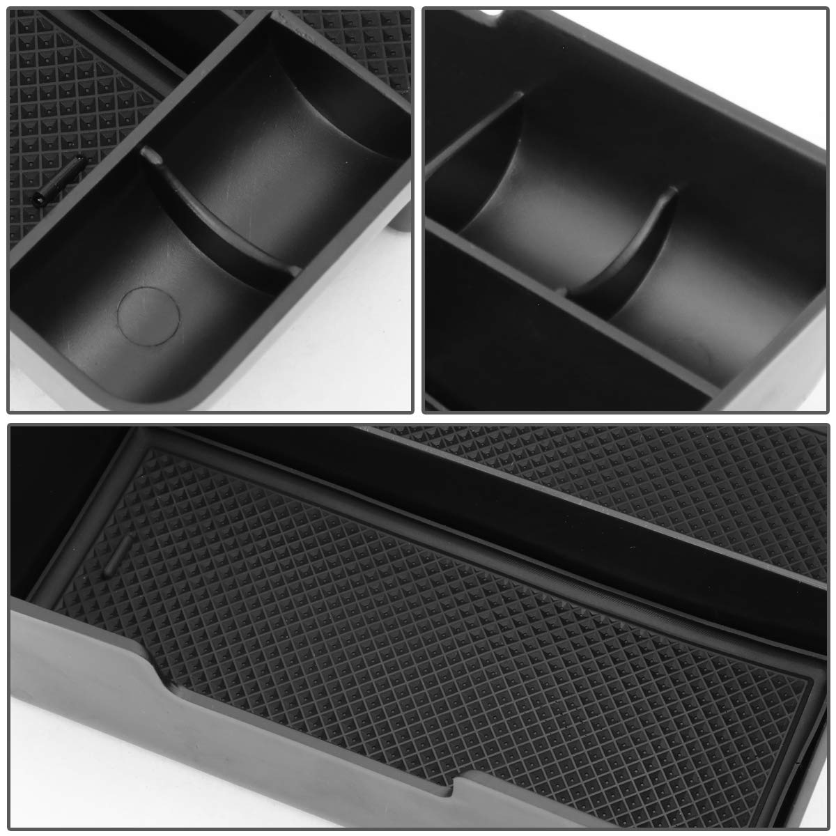 Dna Motoring Center Console Organizer Tray Compatible With 17-19 Tesla Model 3, Armrest Storage Box, Ztl-Y-0070