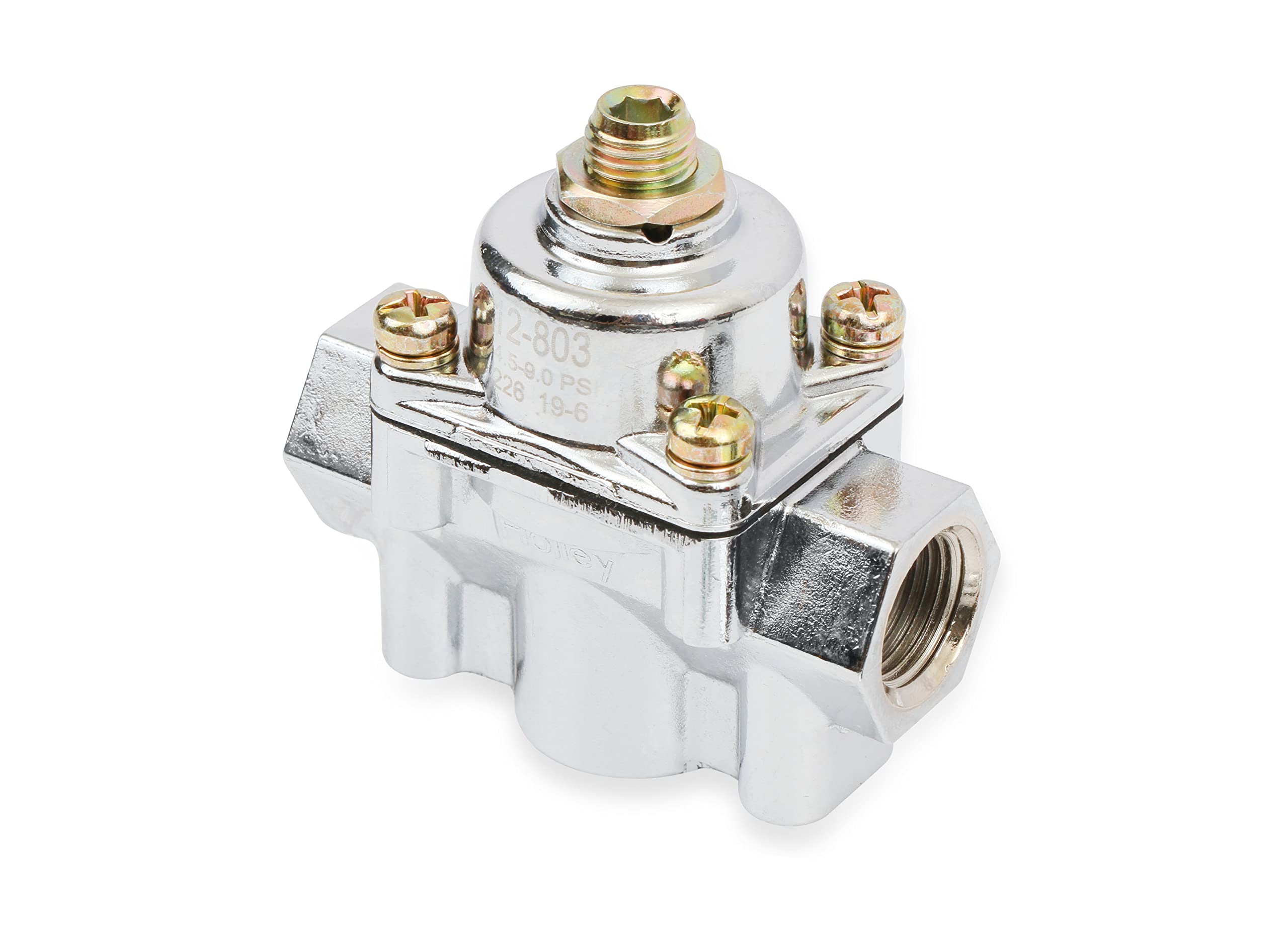 Holley 12-803 Reg, Fuel Pressure 4.5-9 Psi, Shiny