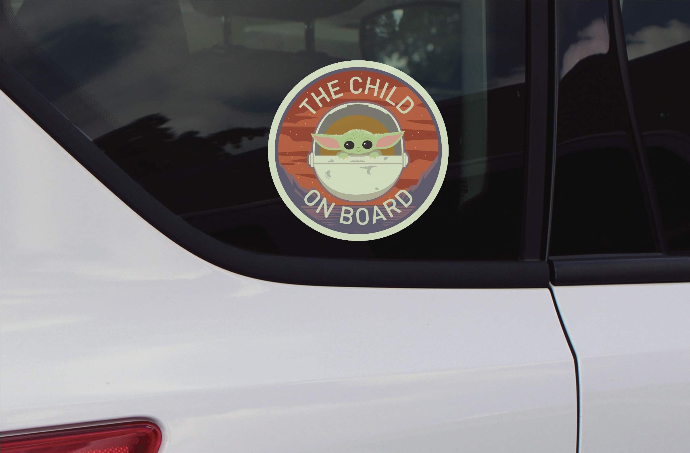 CHROMA Chroma Graphics Mandalorian The Child E Stick Onz Decal, Vinyl, Model 25068, Various Colors