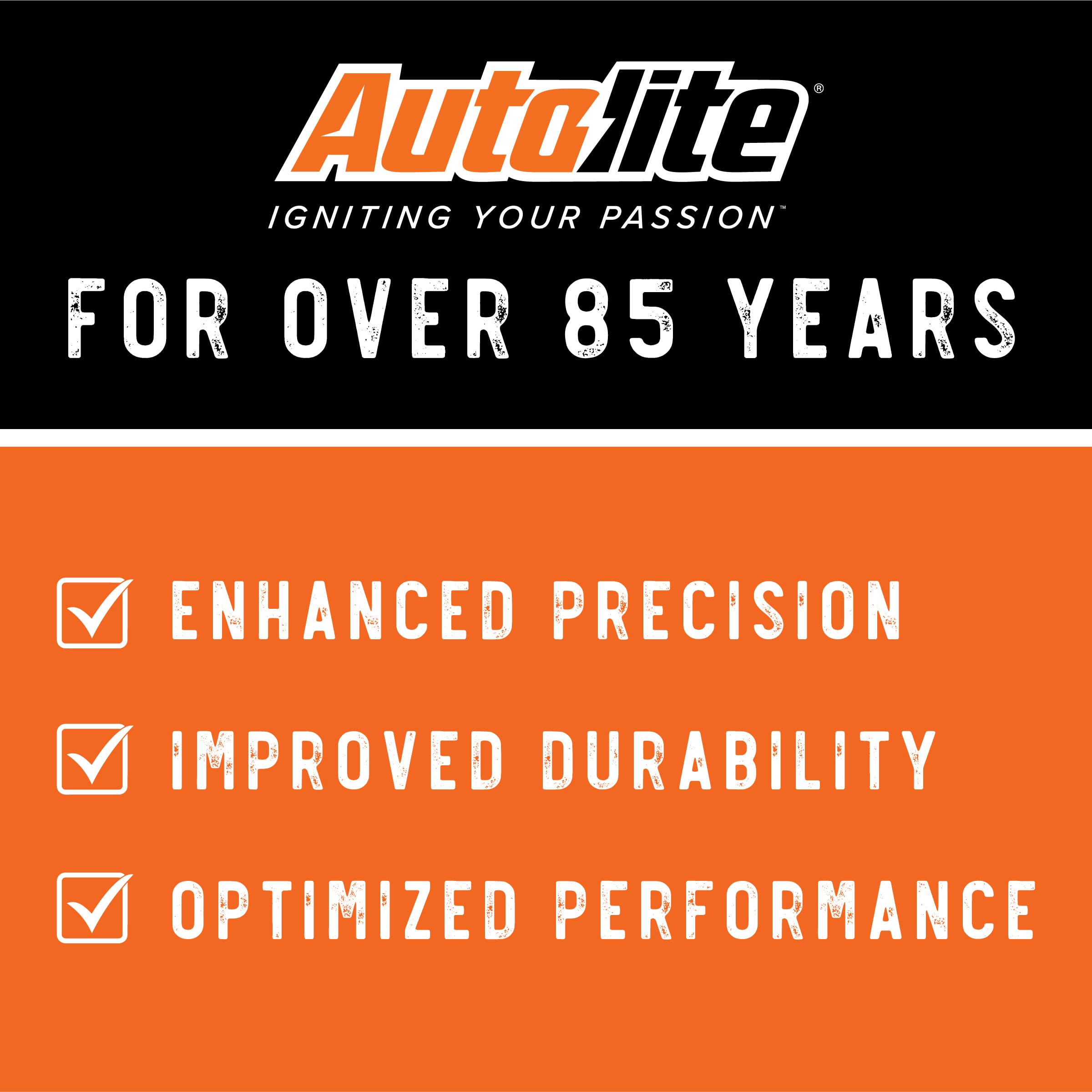 Autolite Ar3935-4Pk High Performance Racing Non-Resistor Spark Plug, Pack Of 4