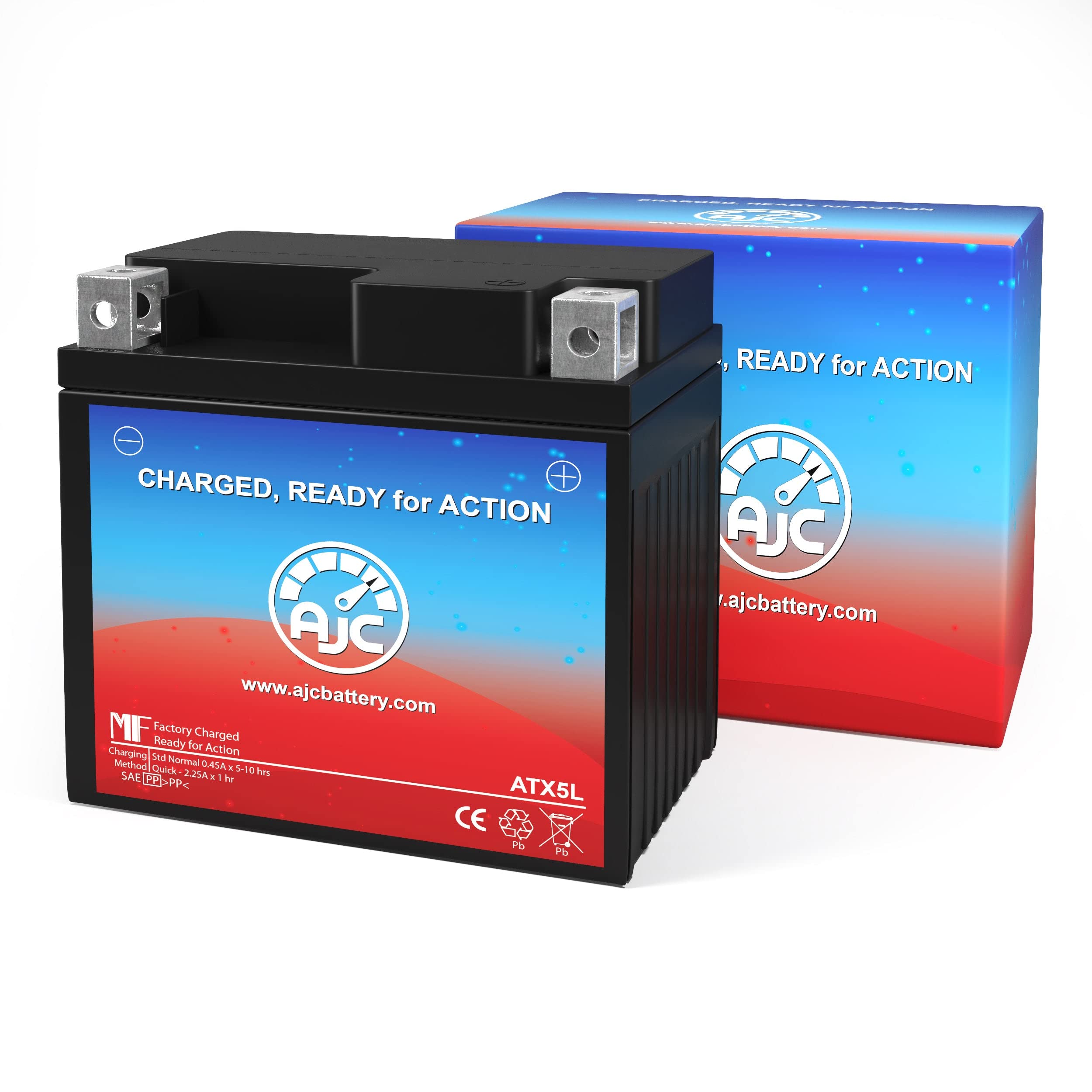 Ajc Atx5L Powersports Replacement Battery