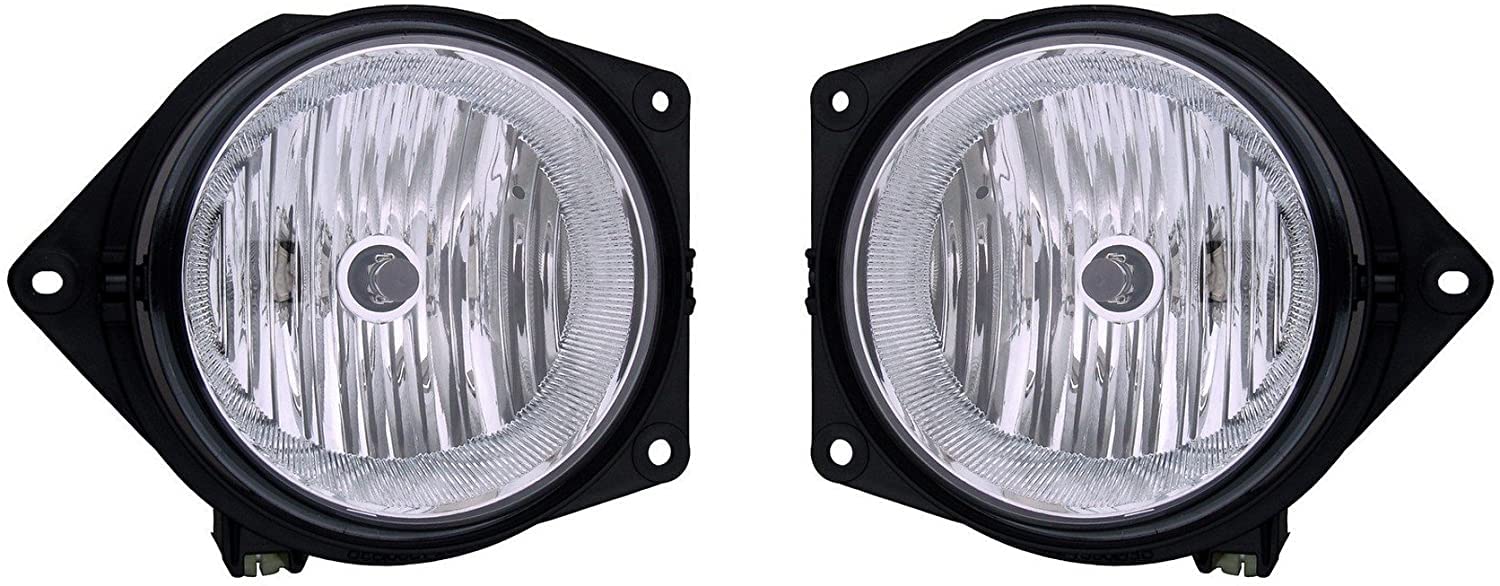 EPIC LIGHTING AMOE Replacement Driving Fog Lights Assembly w/o Bulb Shield Compatible with Hummer 06-10 H3 09-10 H3T [ HU2592101