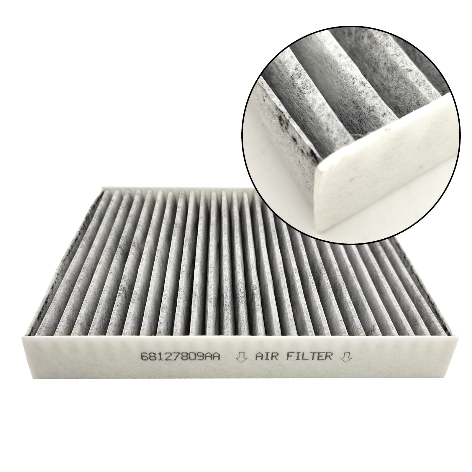 GaeaAuto Engine and Cabin Air Filter fit for Chrysler Town & Country (2011-2016) Dodge Grand Caravan (2011-2020) Ram C/V (2012-2