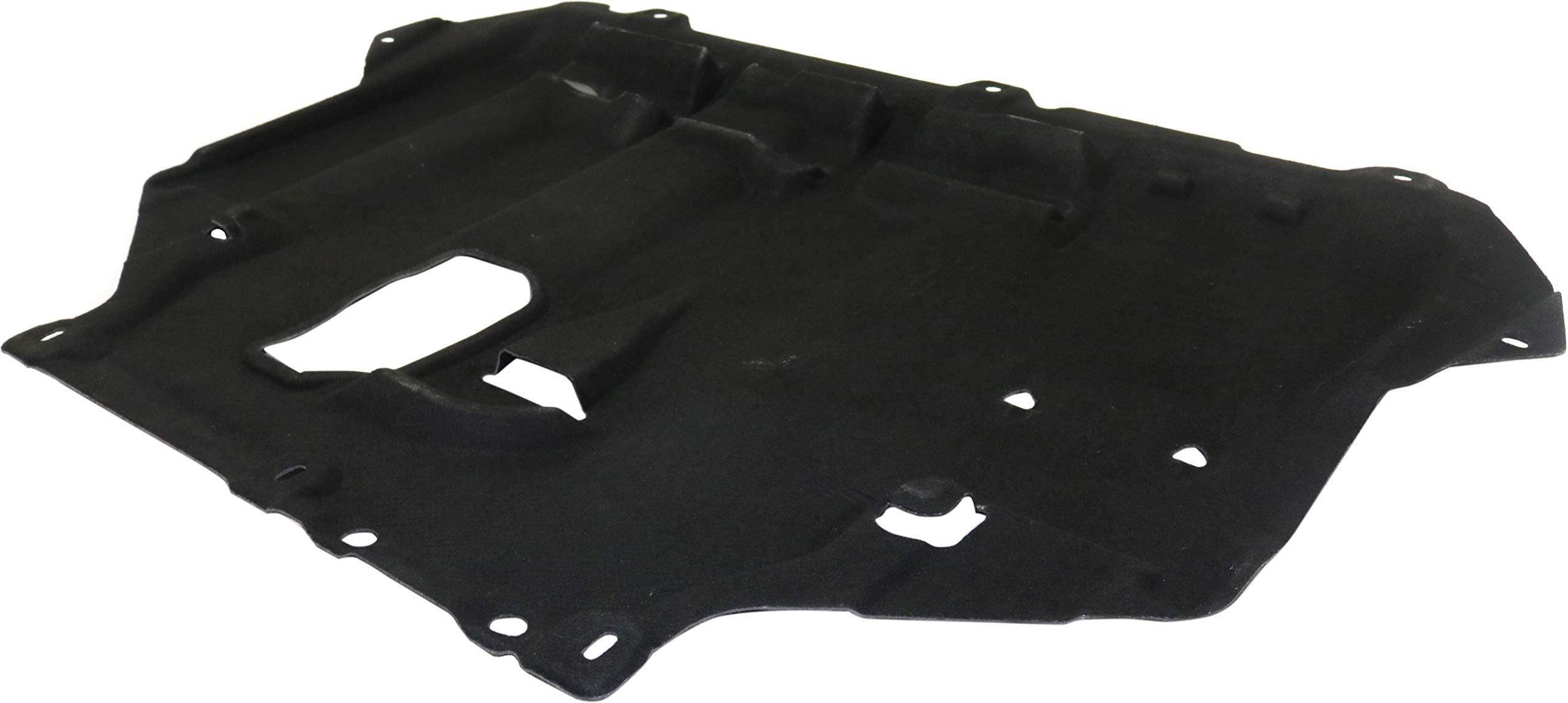 Evan Fischer Center Engine Splash Shield for 2012-2018 Ford Focus, 2.0L, Plastic, Under Cover, OEM Fit, Durable Protection