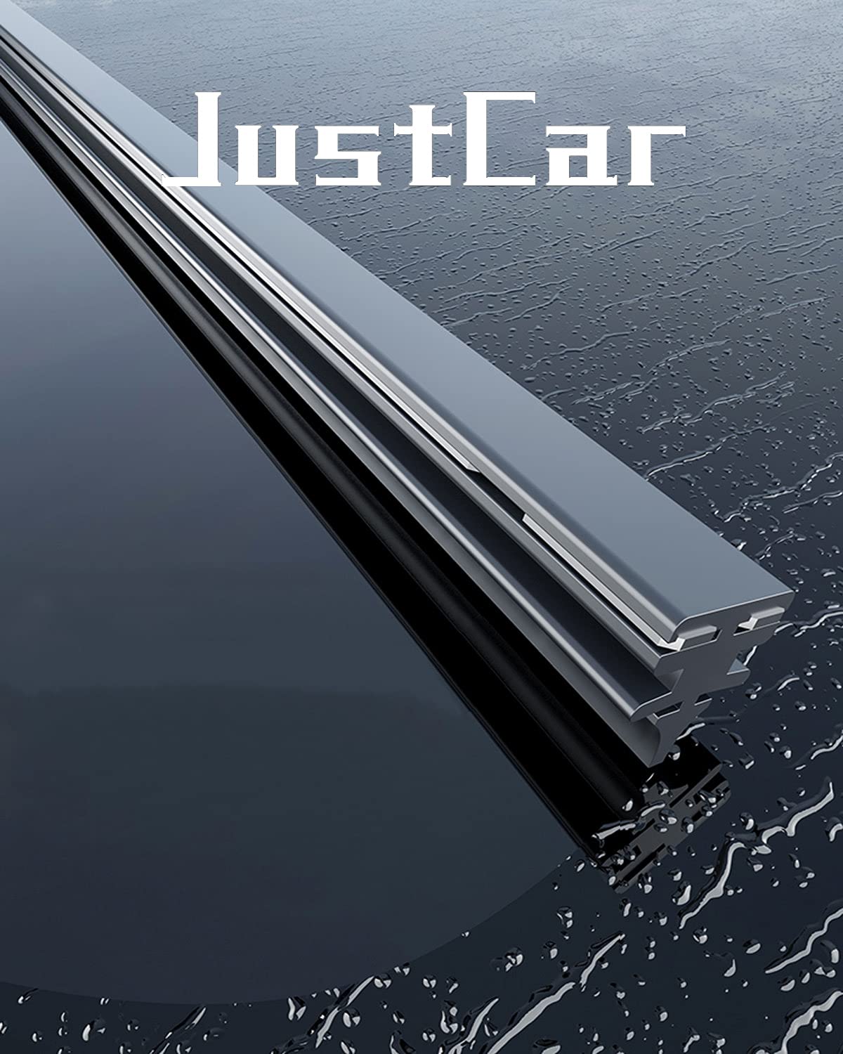 Justcar 3 Wipers Replacement For Honda Pilot 2003-2008, Windshield Wiper Blades Original Equipment Replacement - 24'/21'/14B' (Set Of 3) U/J Hook