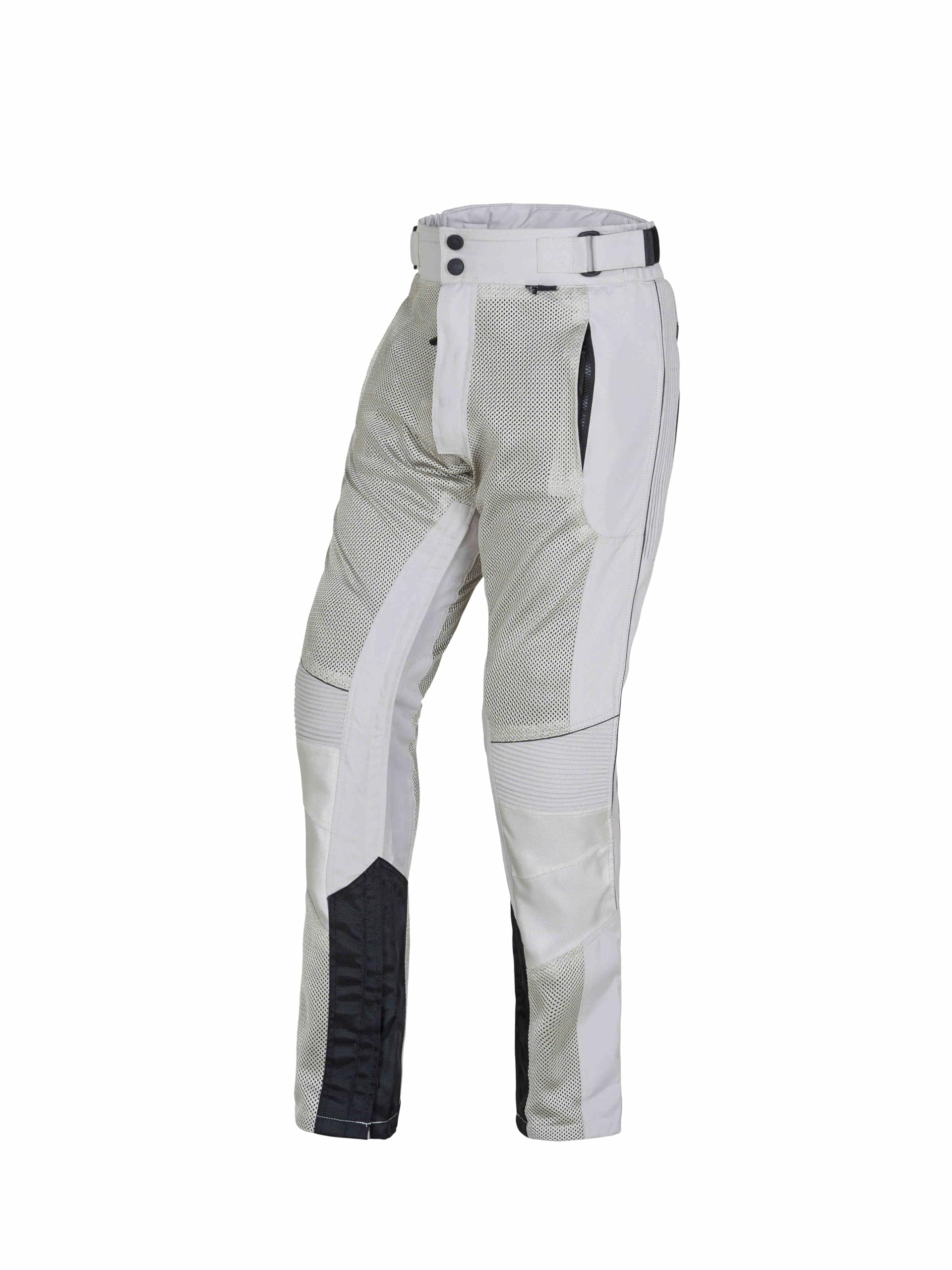 Wicked Stock Mesh Motorcycle Pants With Armor - Adventure Motorcycle Riding Gear - Gray