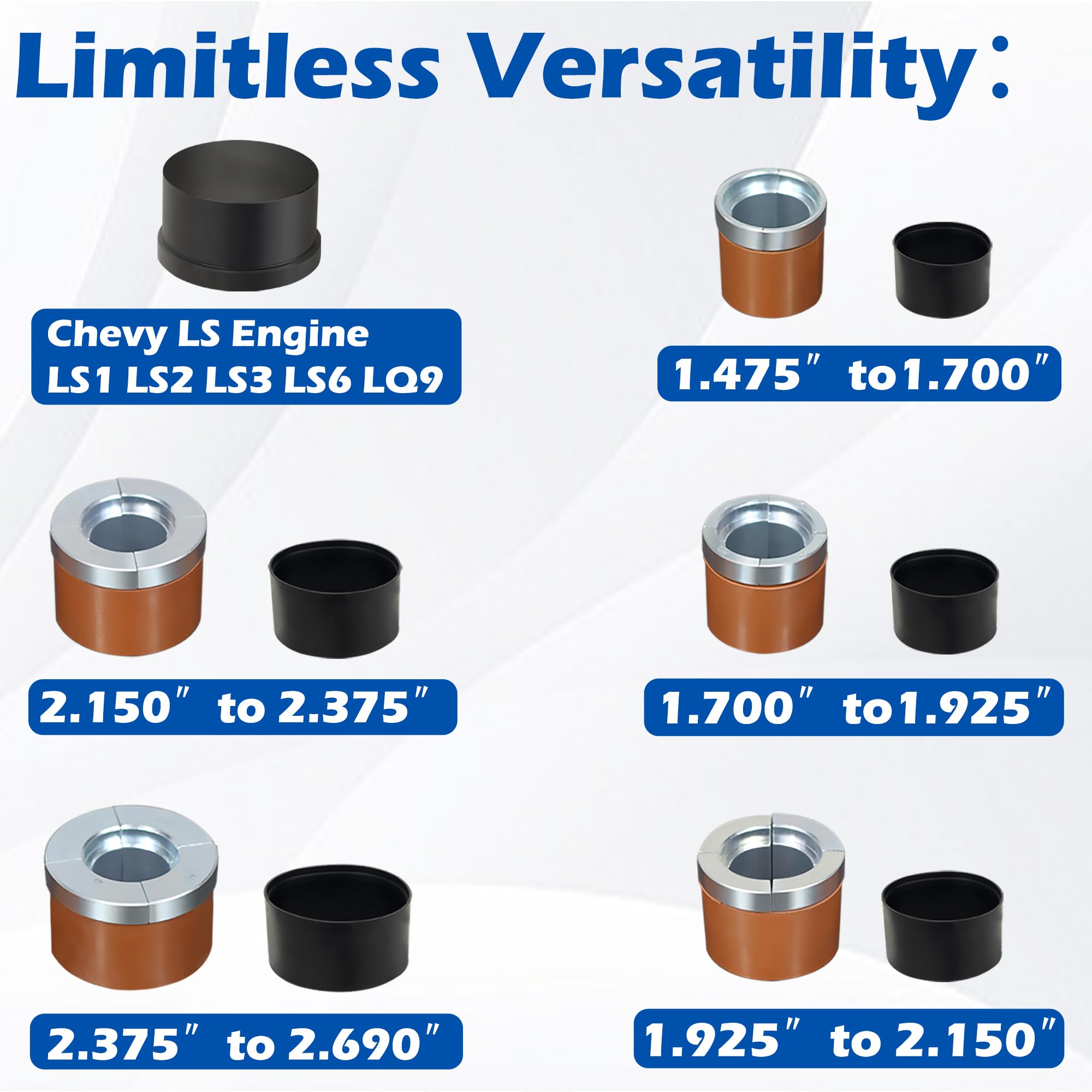 Easchwork Cam Bearing Install Tool Kit for Chevy LS Engine - Universal Compatibility, Carbon Steel, Model E230215
