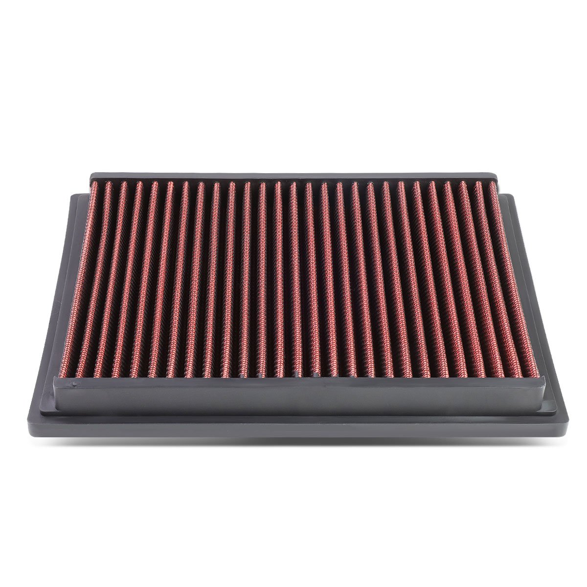 Dna Motoring Afpn-020-Rd Clean Air Washable Drop In Panel Air Filter Enhance Engine Performance Power & Acceleration Improve [Compatible With 92-05 Bmw Z3 Z4 M3 3-Series]
