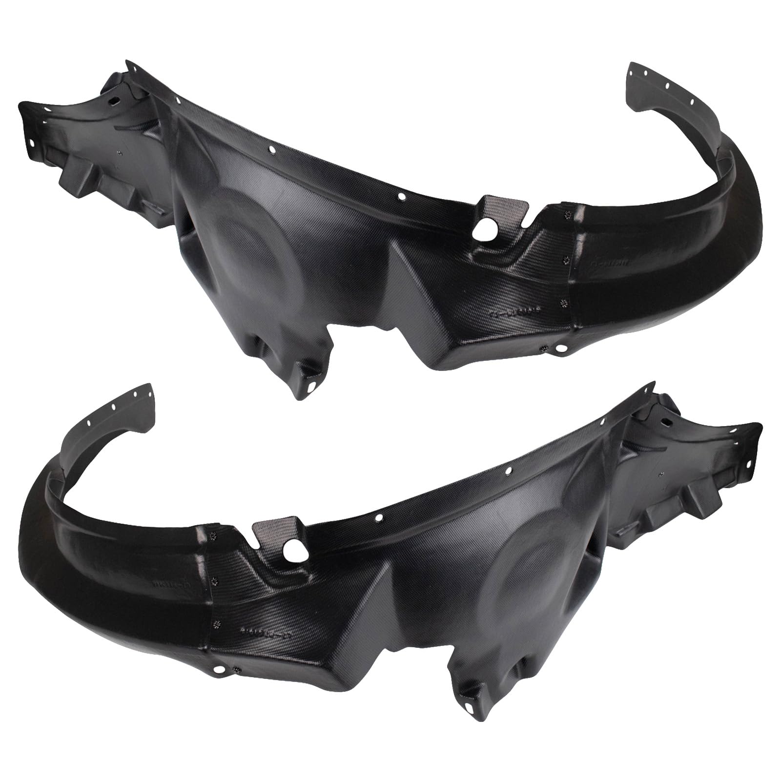 Trq Inner Fender Liner Set Compatible With 2005-2010 Pontiac G6 Gm1248174 Gm1249174