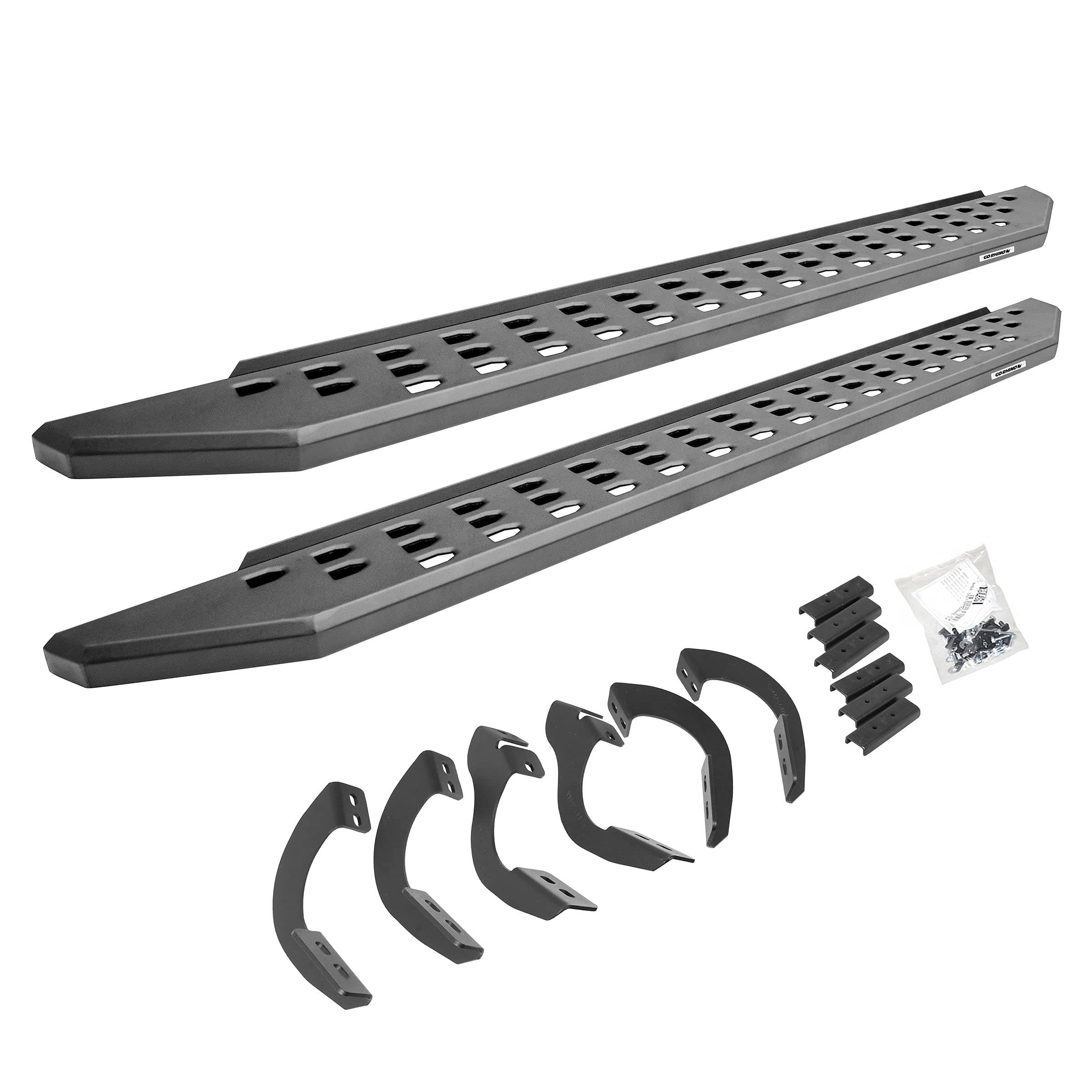 Go Rhino 69442568Pc Rb20 Running Boards With Mounting Brackets Kit For 14-24 4Runner(Sport Utility - Rwd)