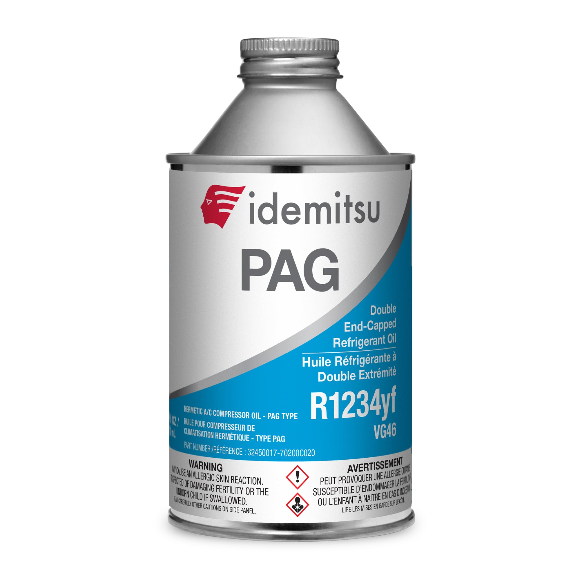 Idemitsu PAG A/C Compressor Hermetic Oil 1234yf - 8 oz
