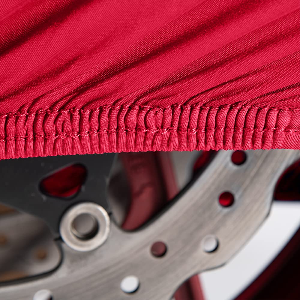 Oxford - Protex Stretch Indoor Motorcycle Protective Cover, Red (Cv176) Large (96.86'' L X 40.95'' W X 50.01'' H)