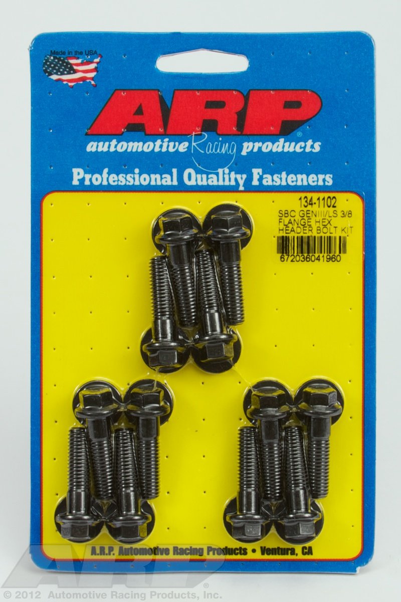 Arp Chevy Ls 3/8In Flange Hex Header Bolt Kit