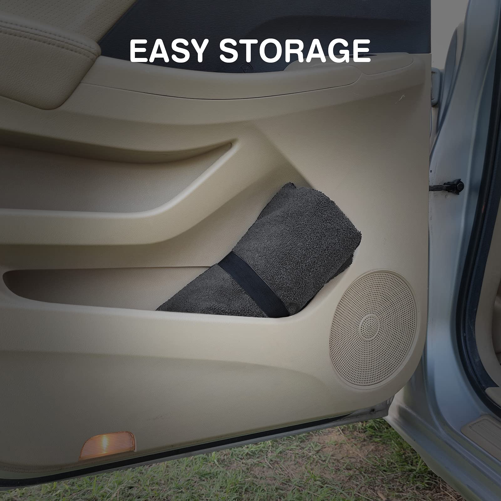 Leader Accessories 2Pcs Grey Waterproof Towel Auto Car Seat Cover Protector Machine Washable - Fit Yoga Running Crossfit Athlete